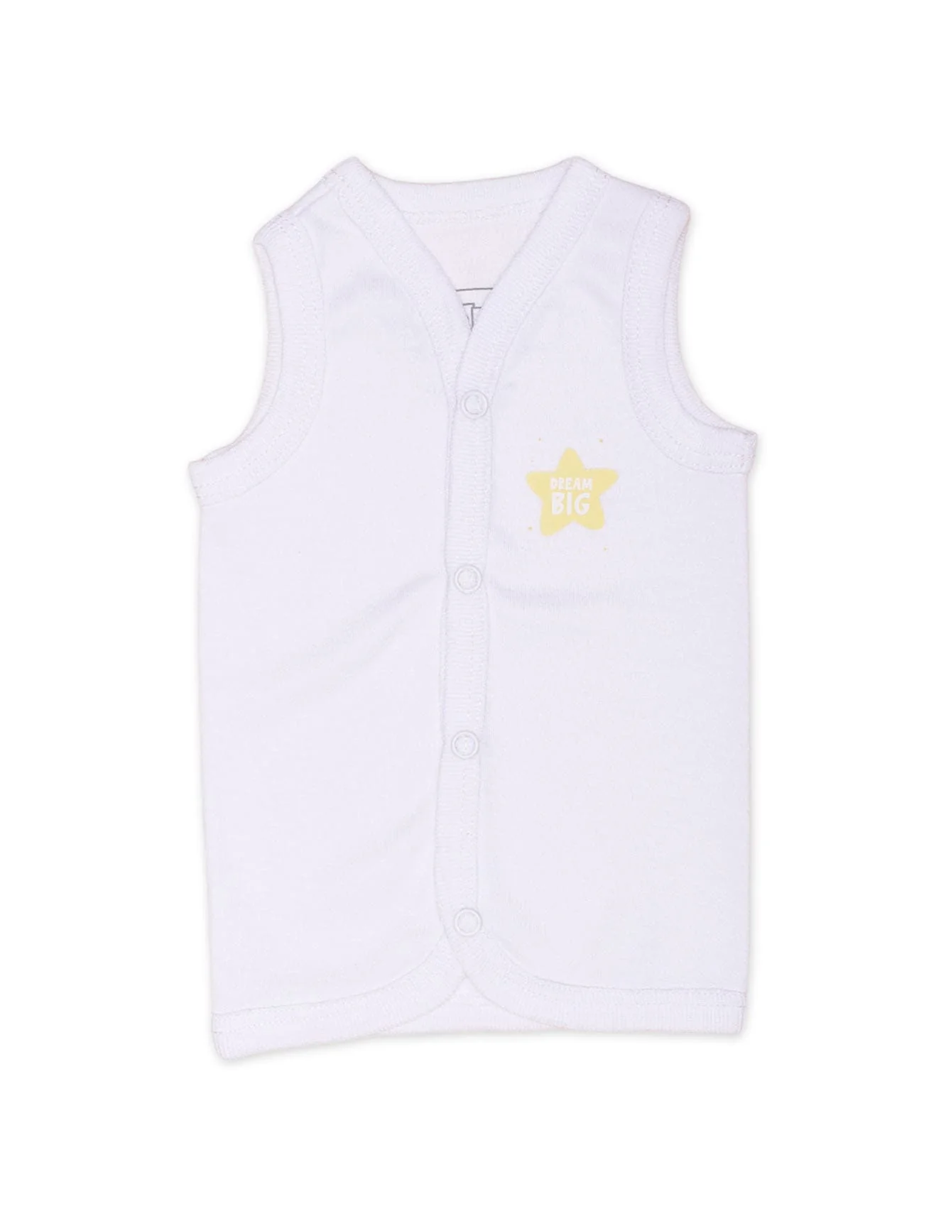 Zubaida's Vest White - Pack of 3 - Image 3