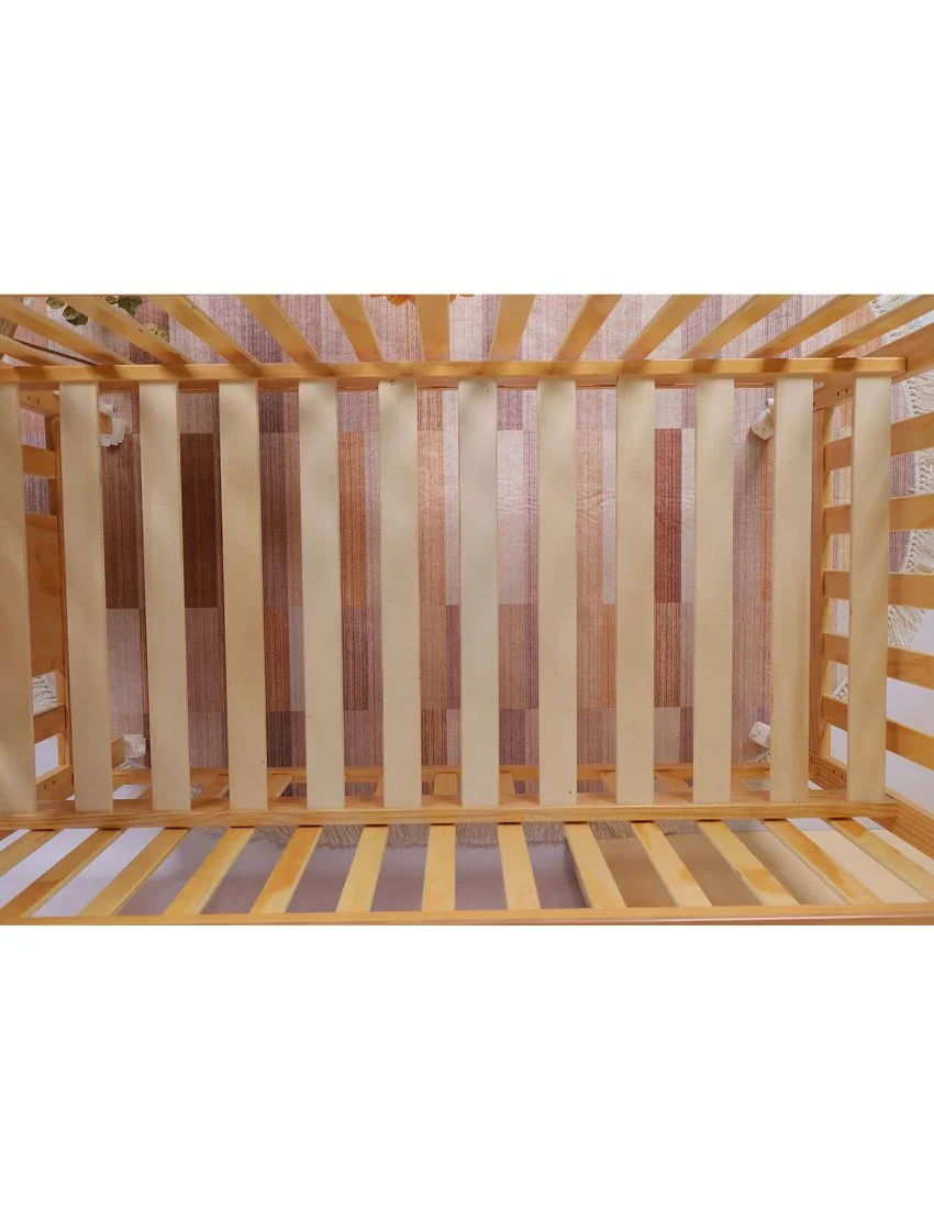 Bambies Wooden Cot Light Brown Bear Theme at Zubaidas Official™ - Image 4