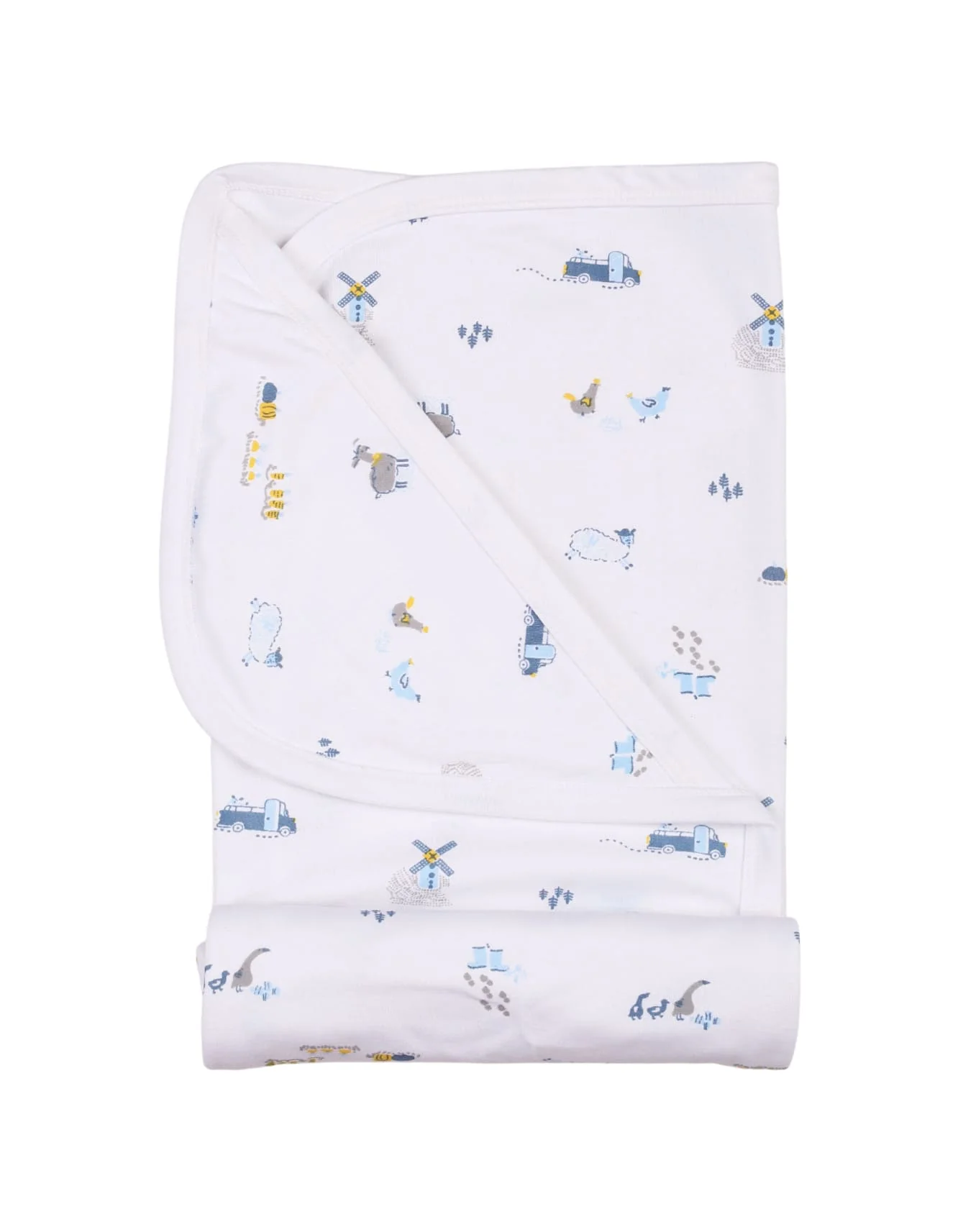 Baby Boy Wrapping Sheet Bambies® Farmlands at Zubaidas Official™ Pakistan