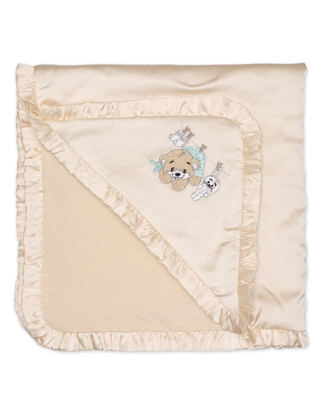 Zubaida's Wrapping Sheet Satin Peach - Image 3