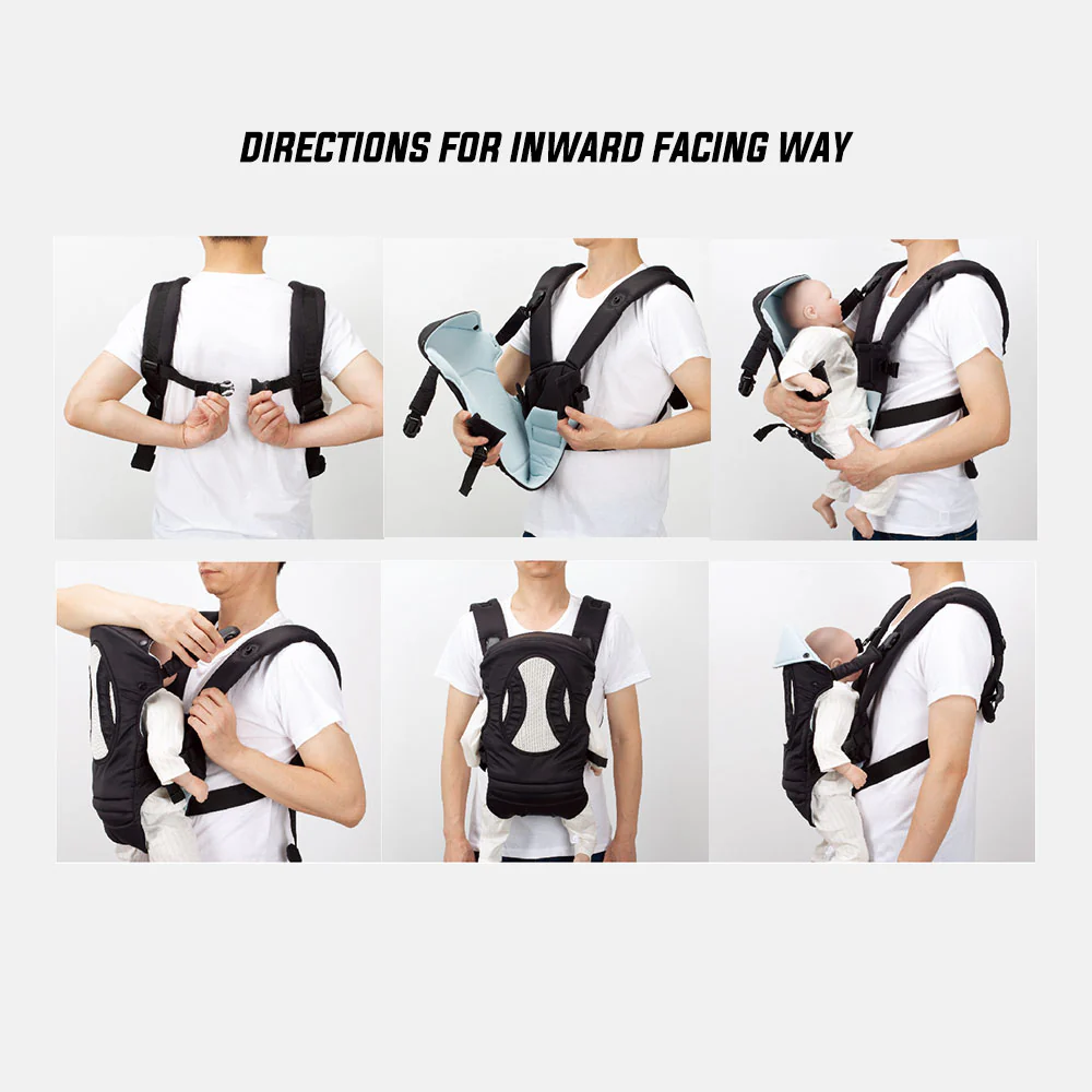 Zubaida’s Tinnies Baby Carrier Blue T6001-A - Image 5
