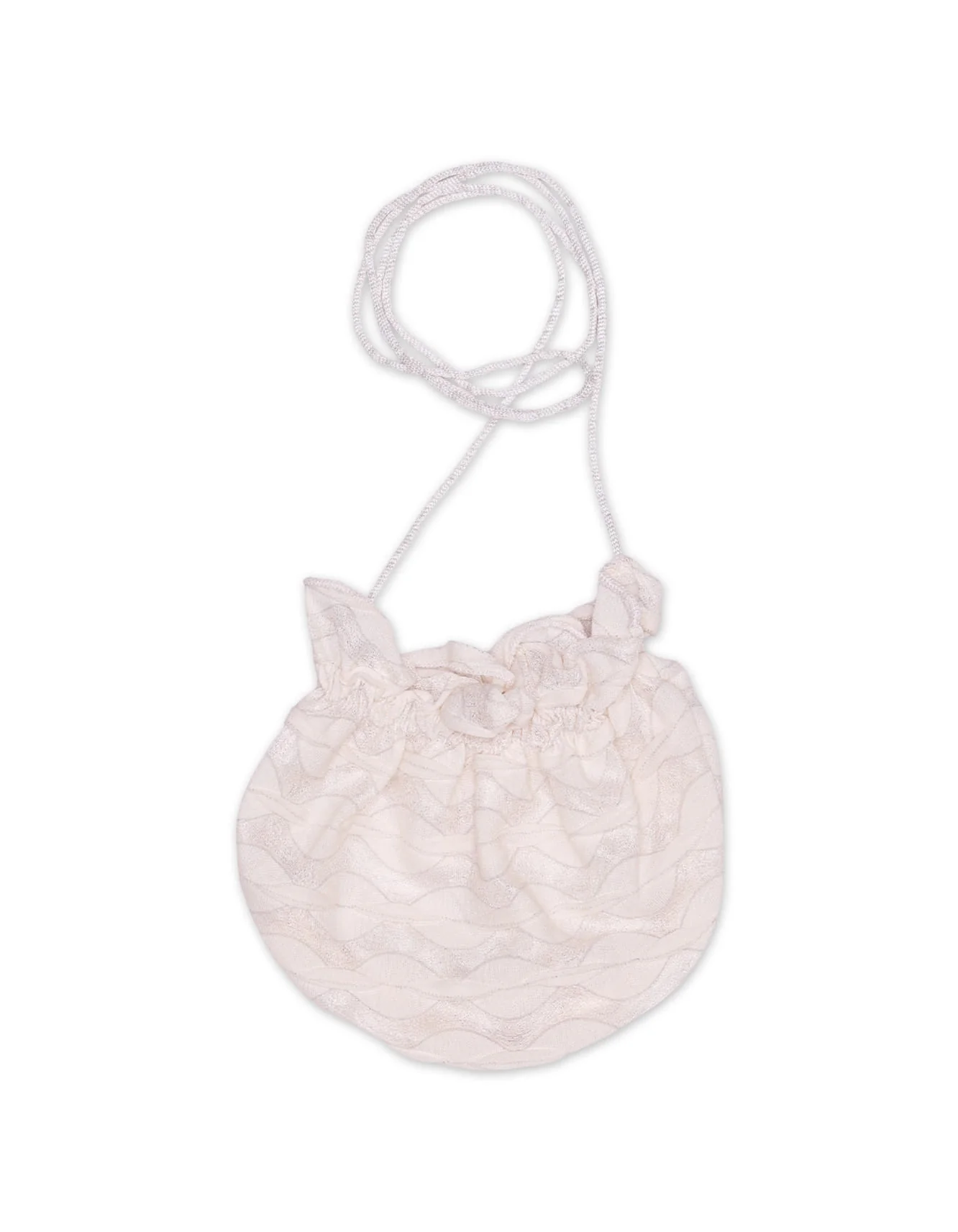 Zubaida's Elegant Textured Bow Dress with Purse - Image 5