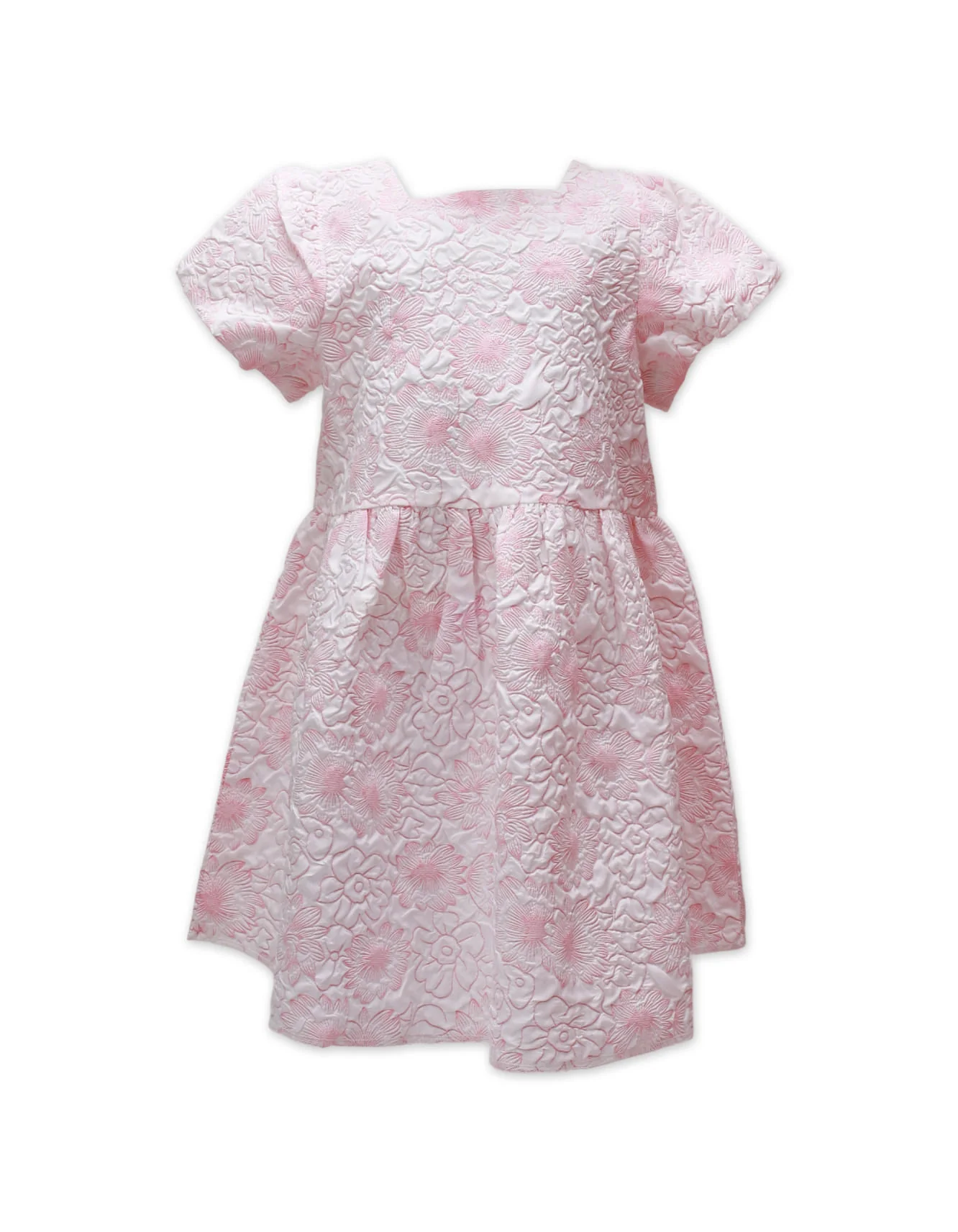 Zubaida's Jacuqard Party Dress with Purse - Image 2
