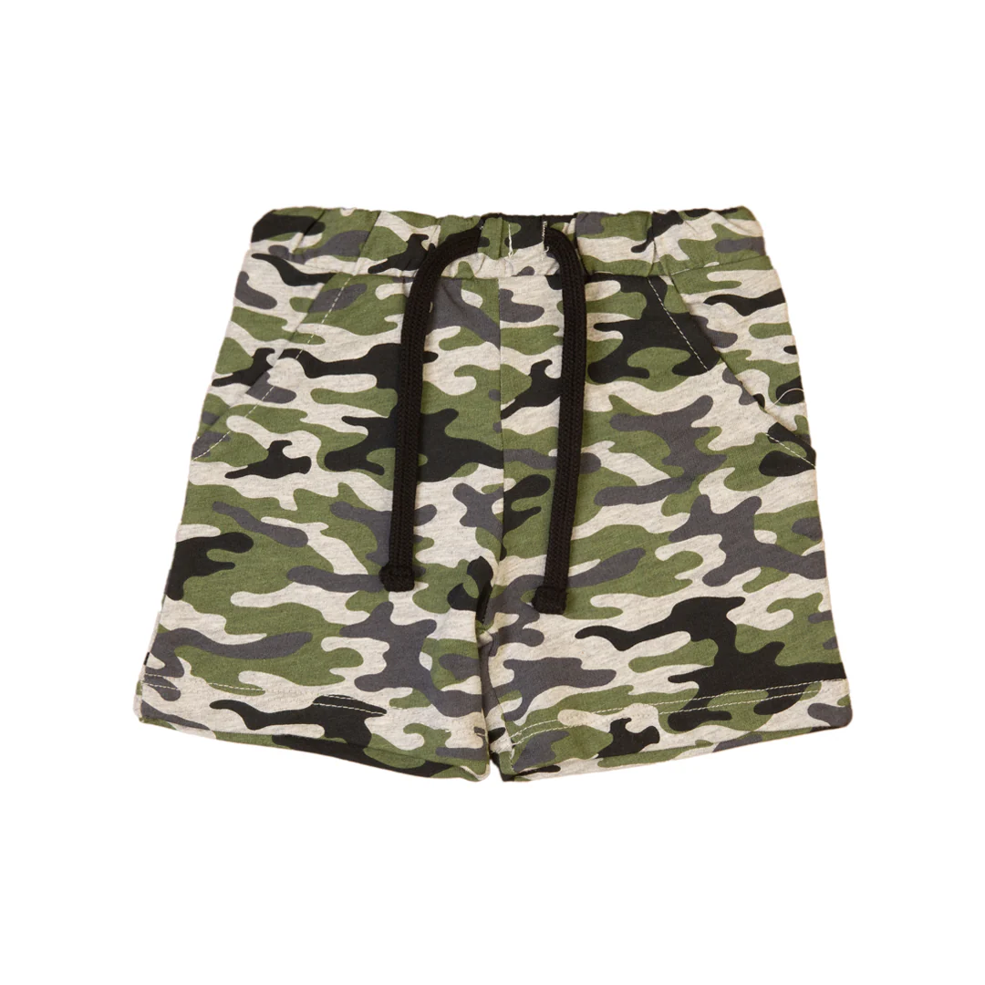 Zubaida's Breathable & Relaxed Fit Camo Shorts
