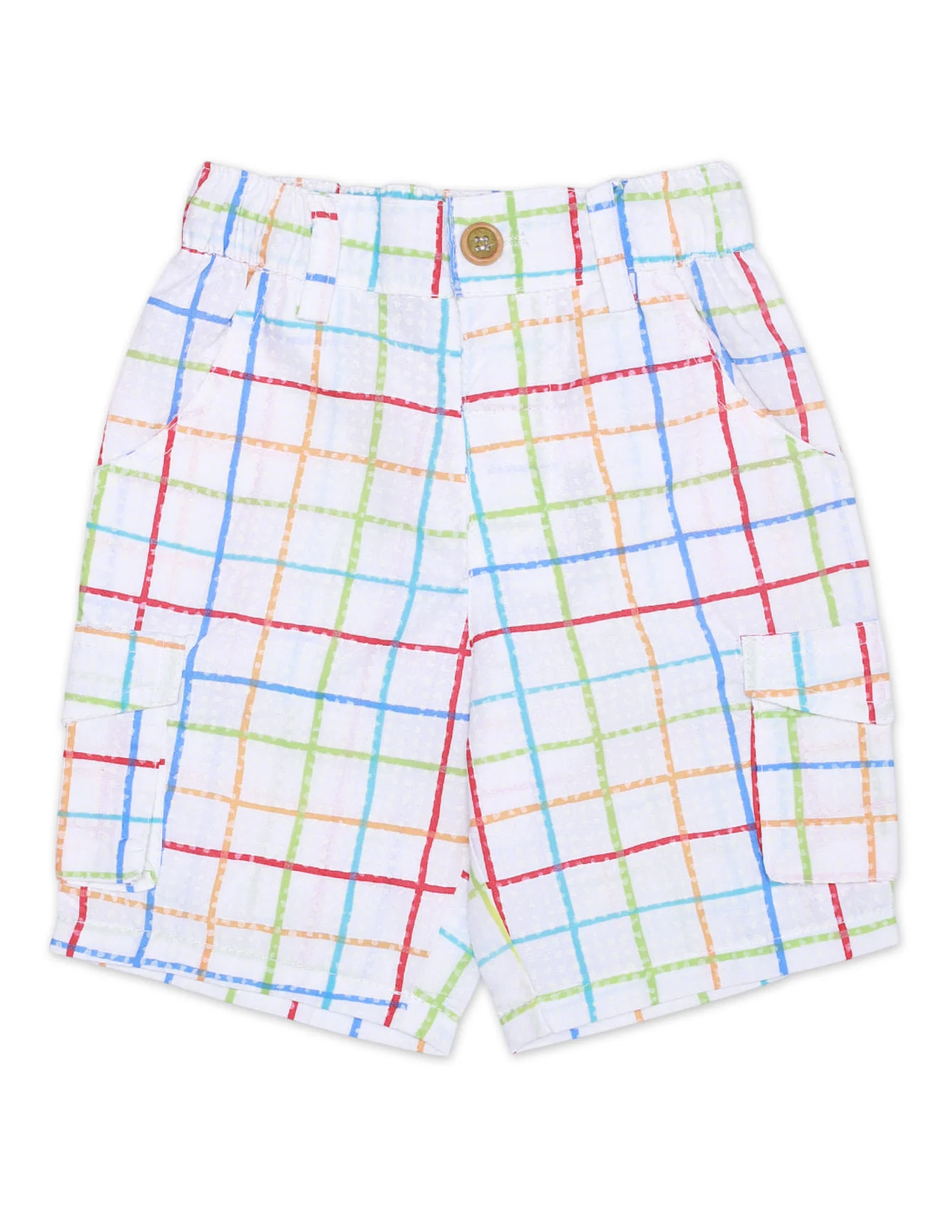 Zubaida's Breathable & Relaxed Plaid Cargo Shorts