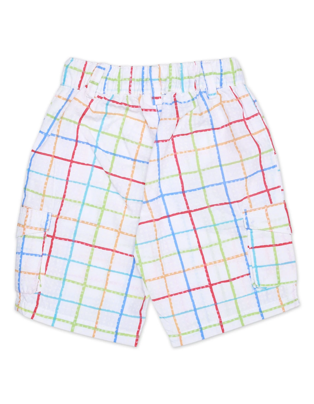 Zubaida's Breathable & Relaxed Plaid Cargo Shorts - Image 2