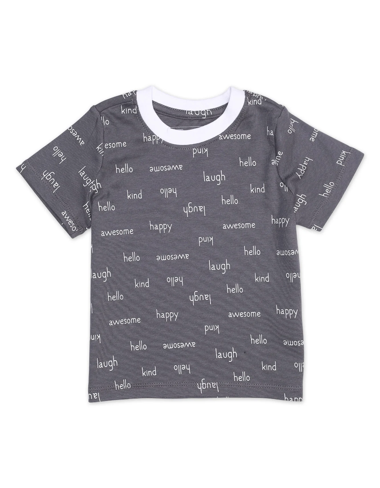 Zubaida's Playful Word Print T-Shirt