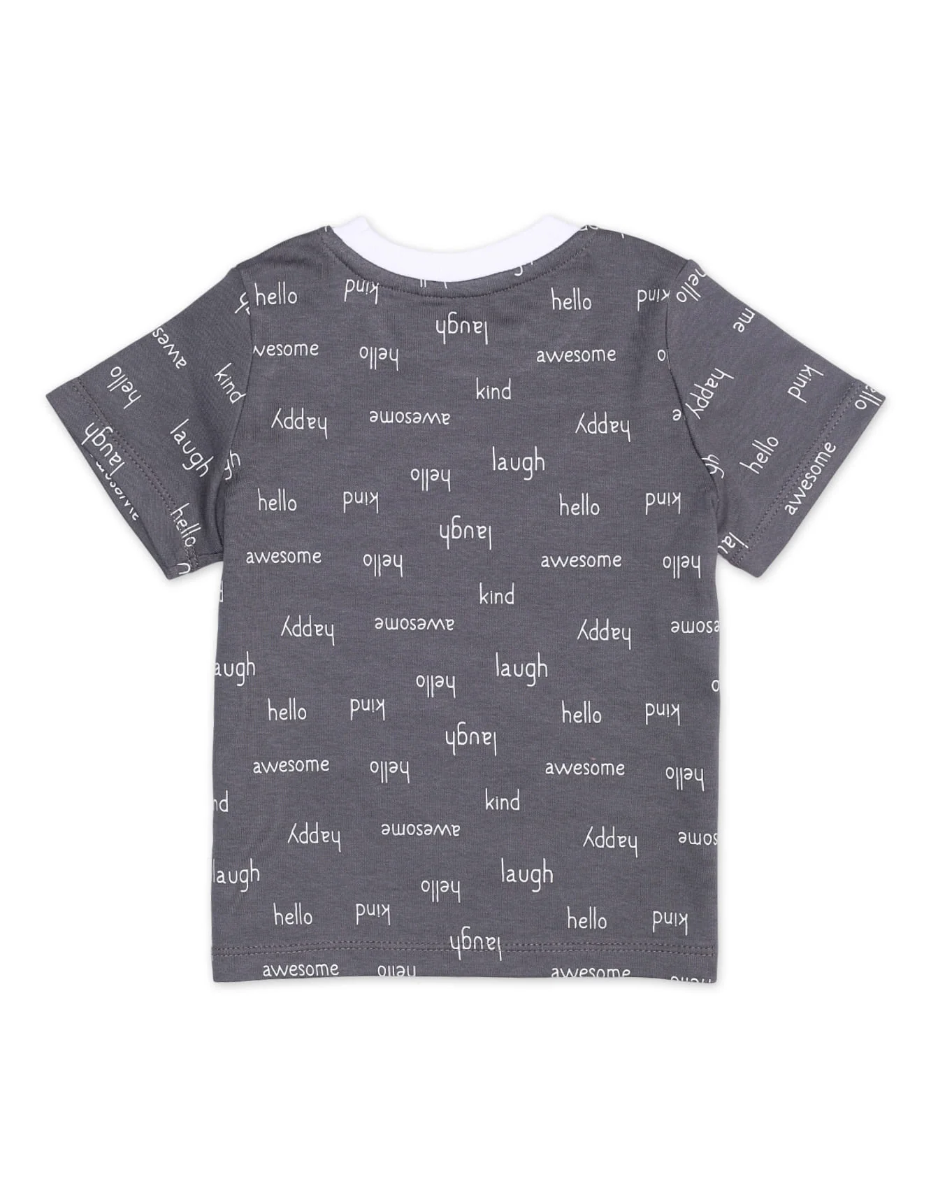 Zubaida's Playful Word Print T-Shirt - Image 3