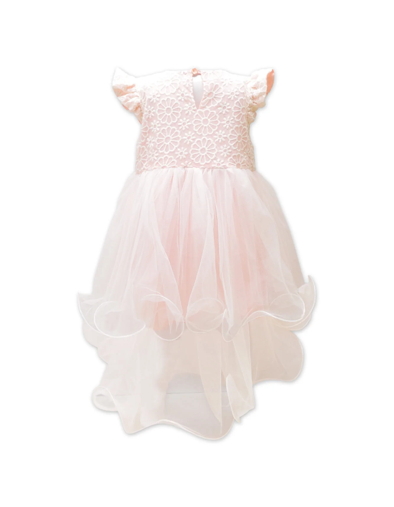 Zubaida's Sleeveles Multi Layered Tulle Dress - Image 3