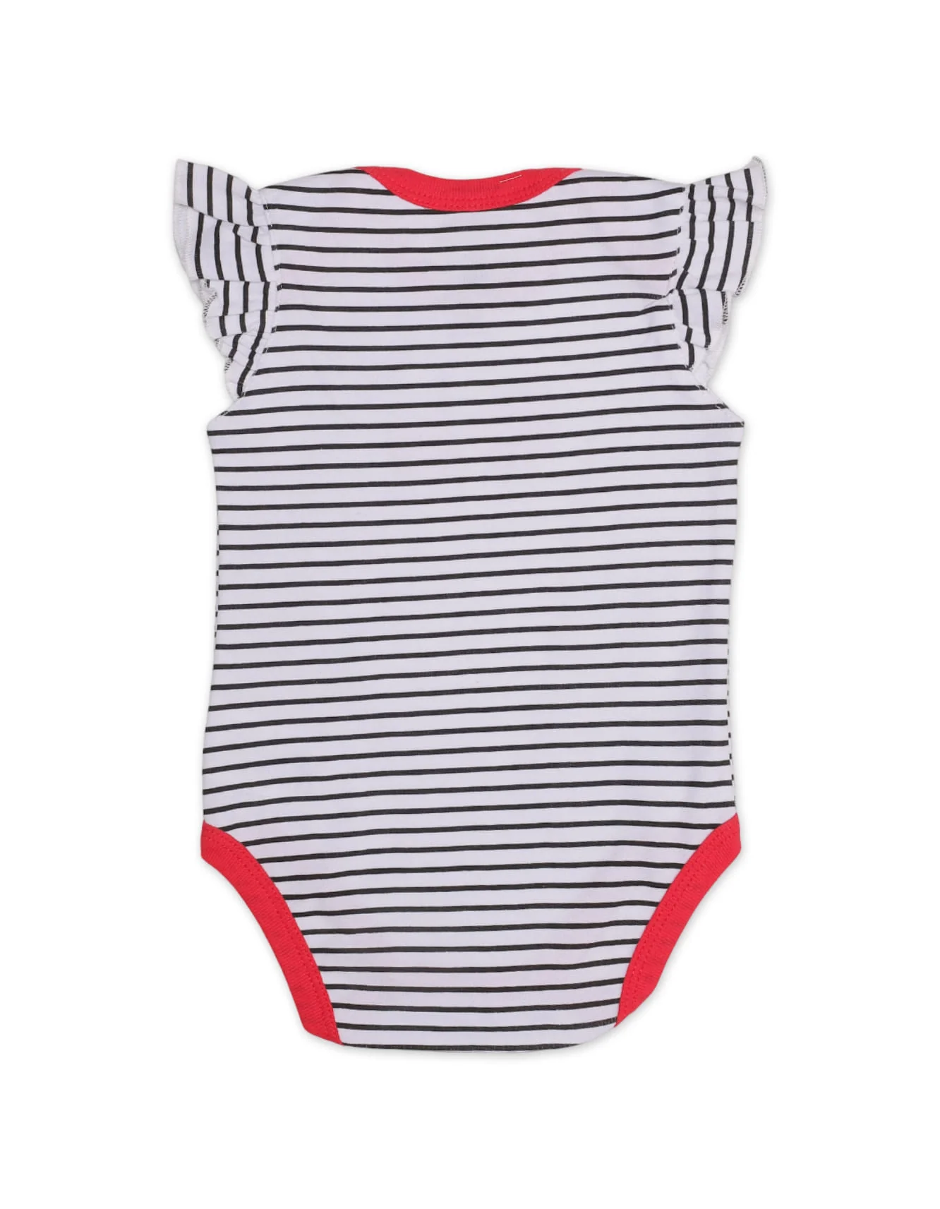 Zubaida's Floral & Fruity 3 Pcs Bodysuit Set with a coordinating Headband - Image 7