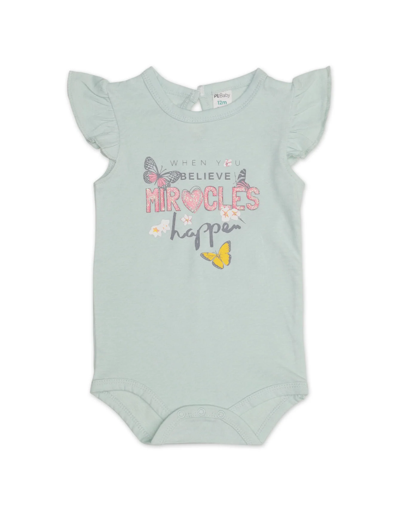 Zubaida's Charming 4 Pcs Bodysuit Set with Tutu Tights and a coordinating Headband - Image 2