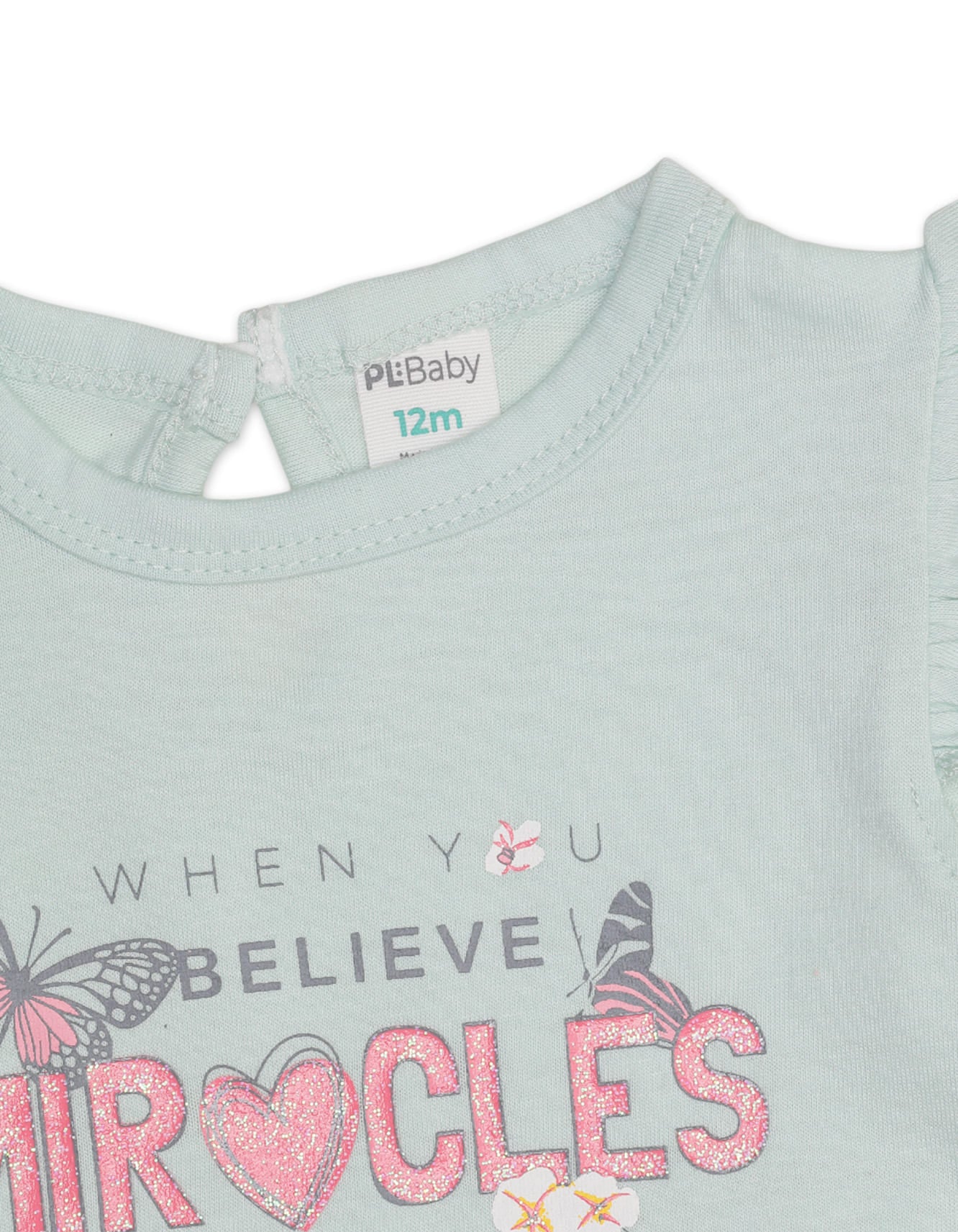 Zubaida's Charming 4 Pcs Bodysuit Set with Tutu Tights and a coordinating Headband - Image 4