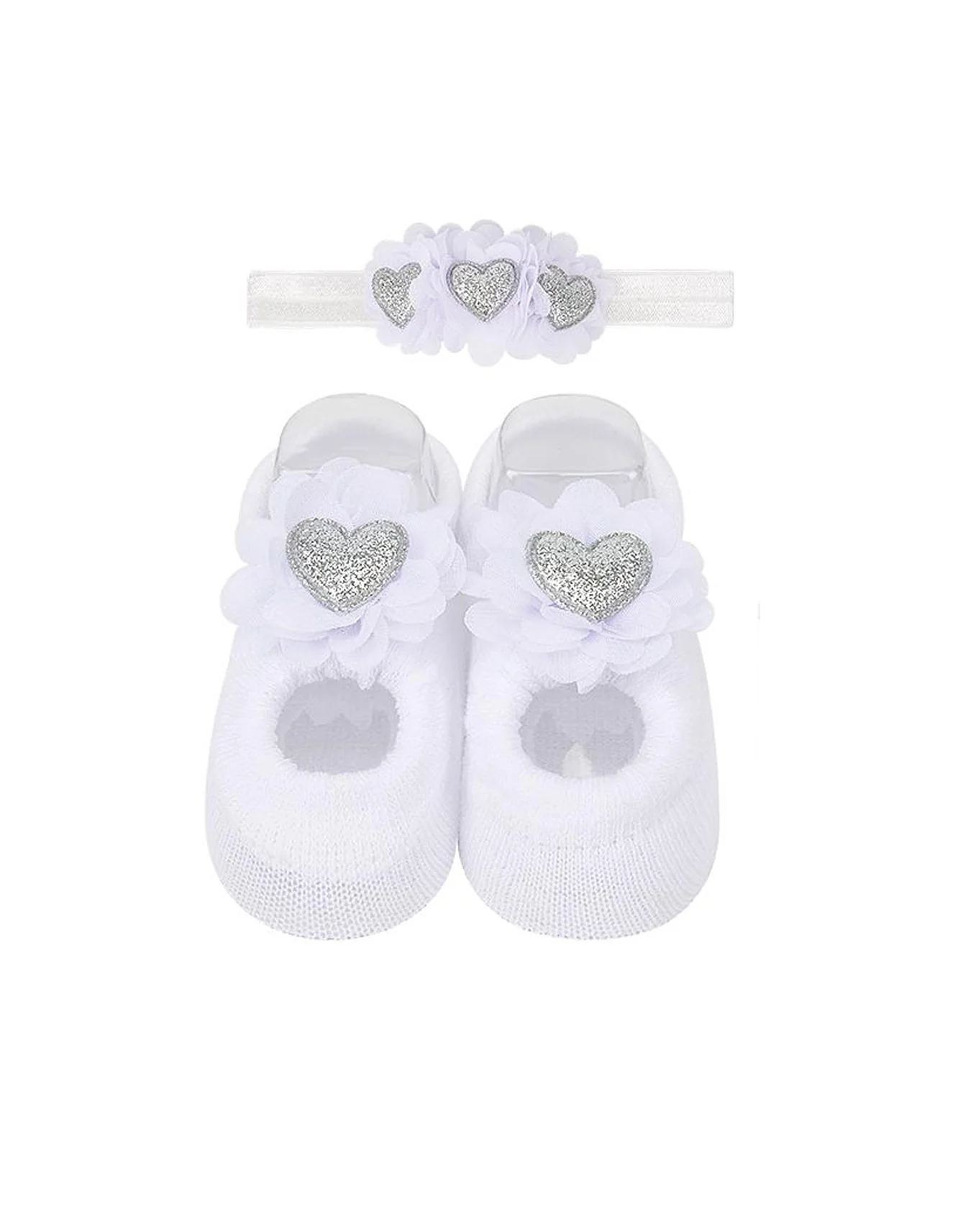 Zubaida's Sparkling Soft & Comfortable Socks & a coordinating Headband