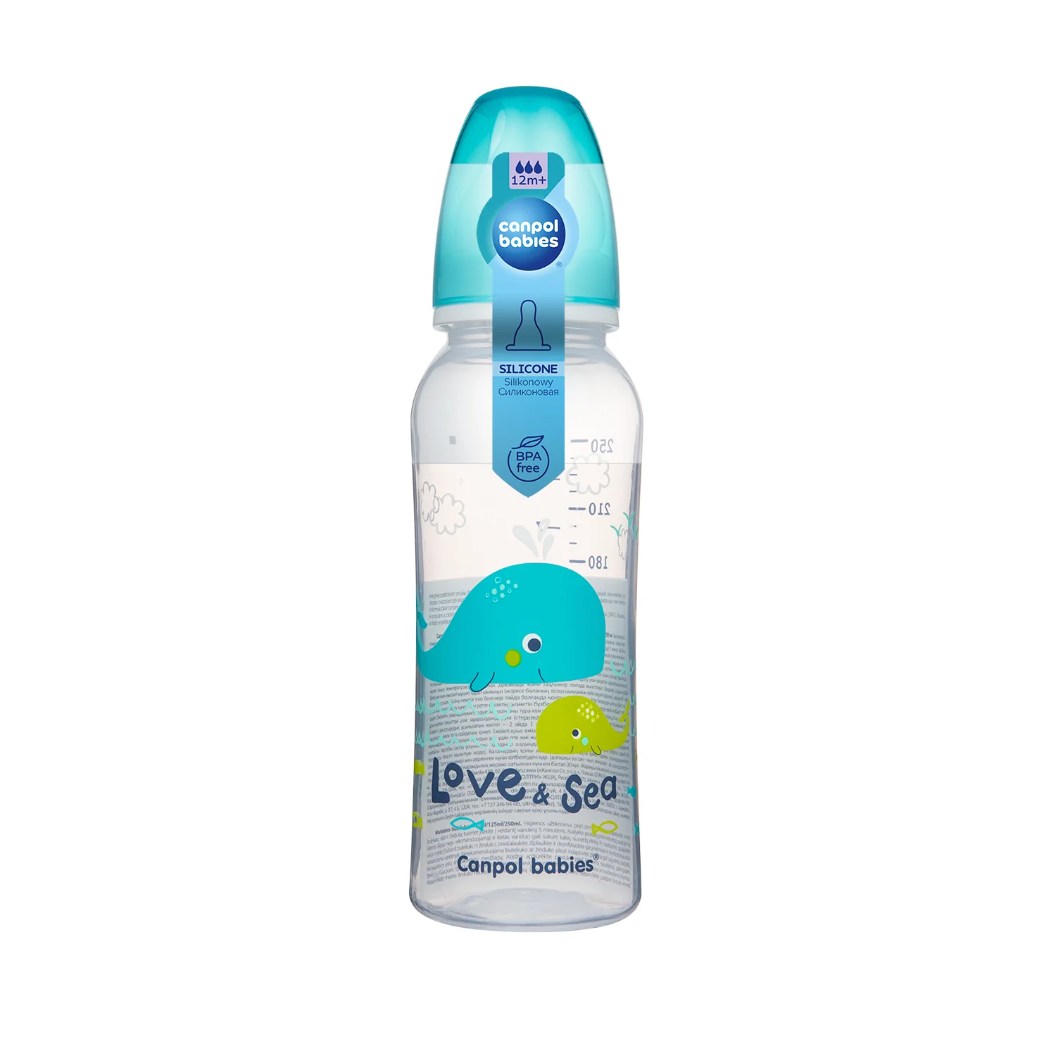 Canpol babies Narrow Neck Bottle 250 ML LOVE & SEA 59/400 at Zubaidas Official™ - Image 2