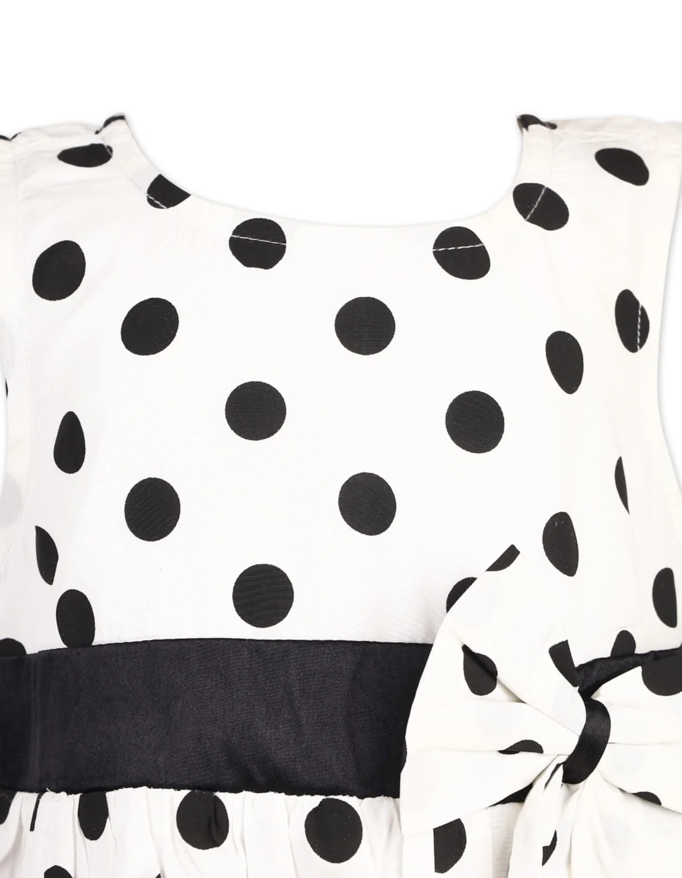 Zubaida's Charming & Classical "Spot On Chic" Polka Dots Dress - Image 2
