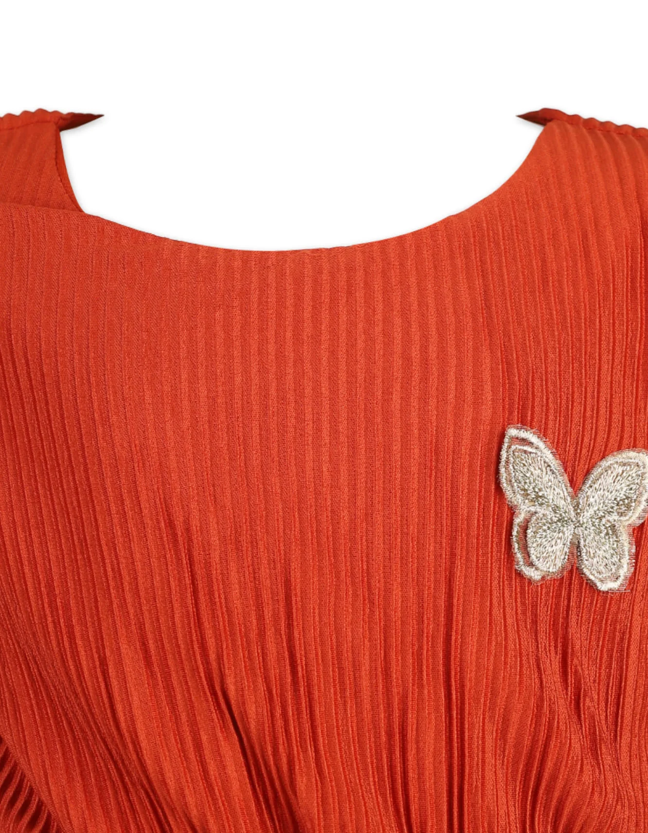 Zubaida's Graceful Pleated Flowing Dress - Image 2
