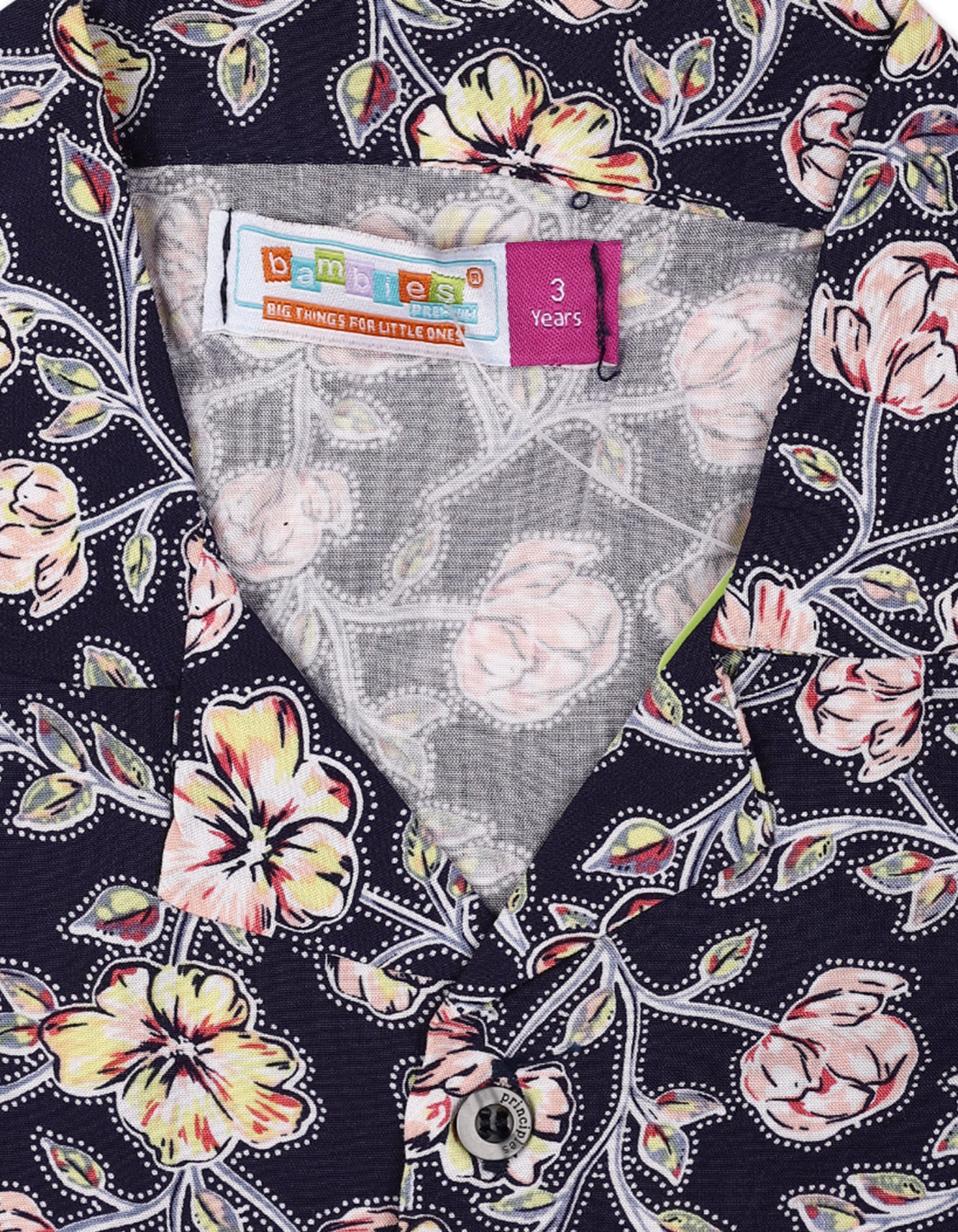 Zubaida's Vibrant "Blossoms" Button-Down Shirt - Image 2