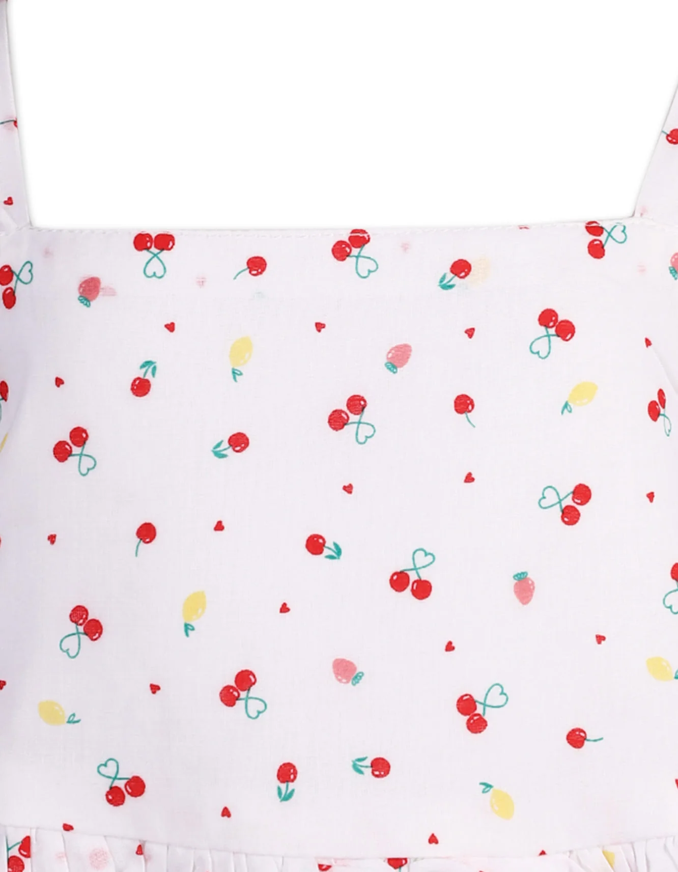 Dress with Layers and Summer Fruits Delight Print at Zubaidas Official™ Pakistan - Image 3