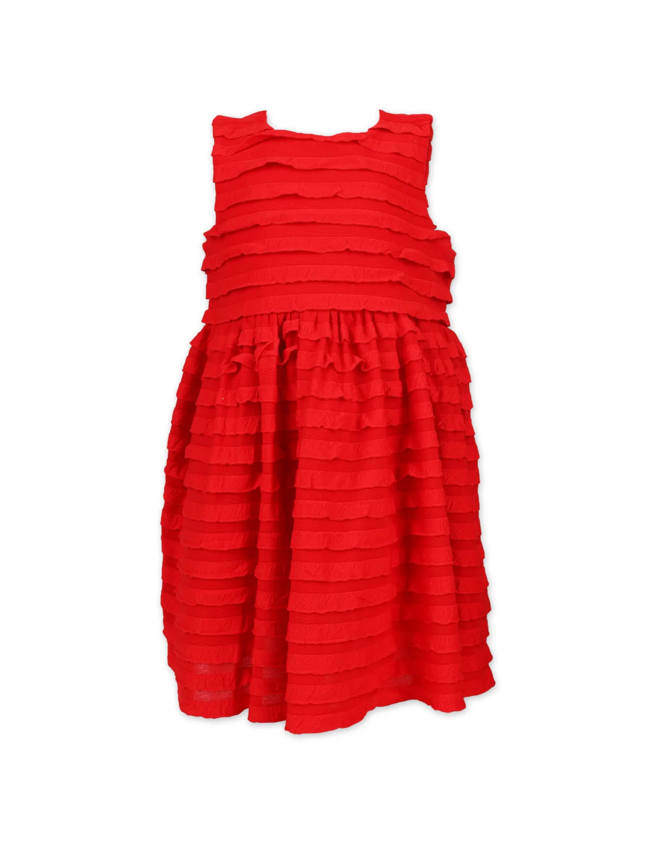 Dress Vibrant Red with Layers at Zubaidas Official™ Pakistan