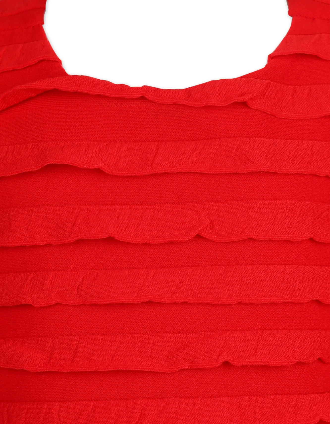 Dress Vibrant Red with Layers at Zubaidas Official™ Pakistan - Image 2