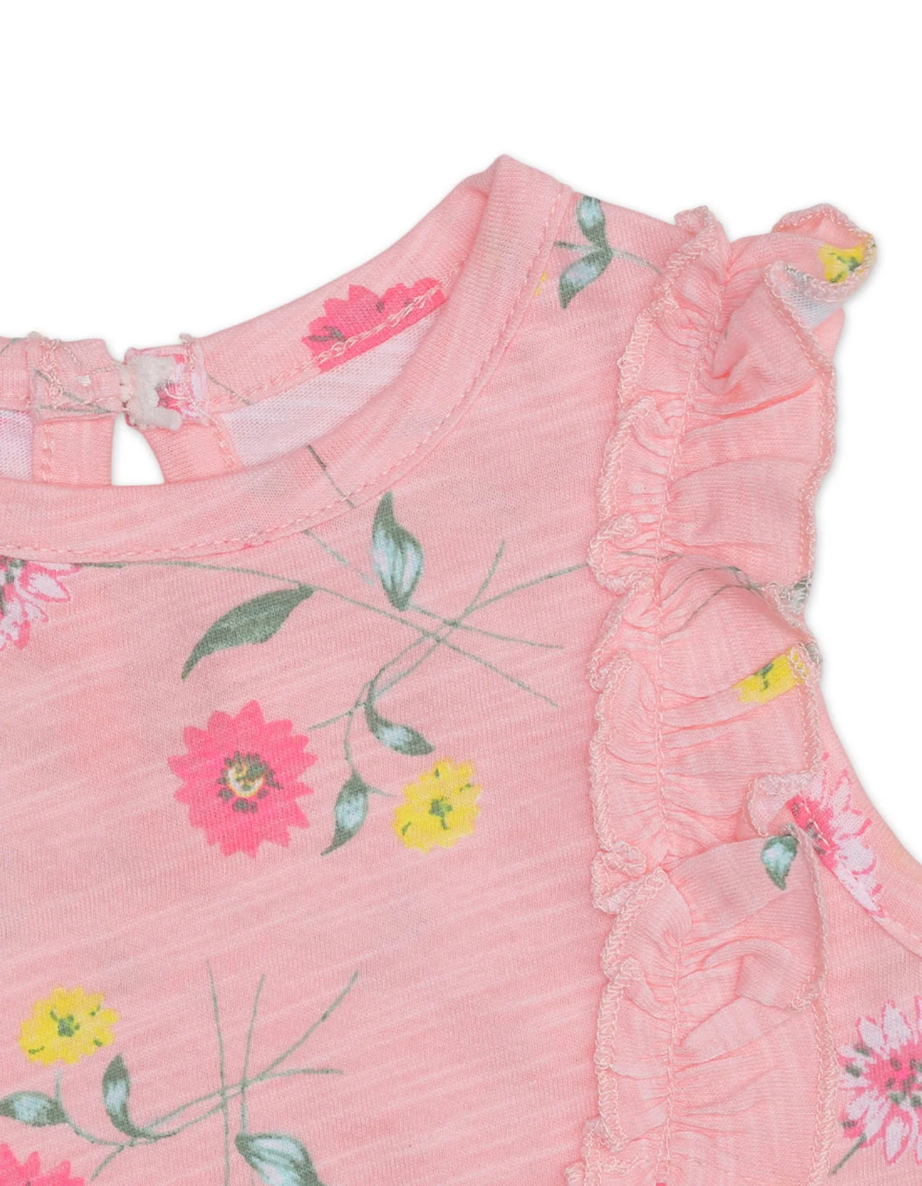 Zubaida's Sleeveless Floral Romper with a coordinating Headband - Image 3