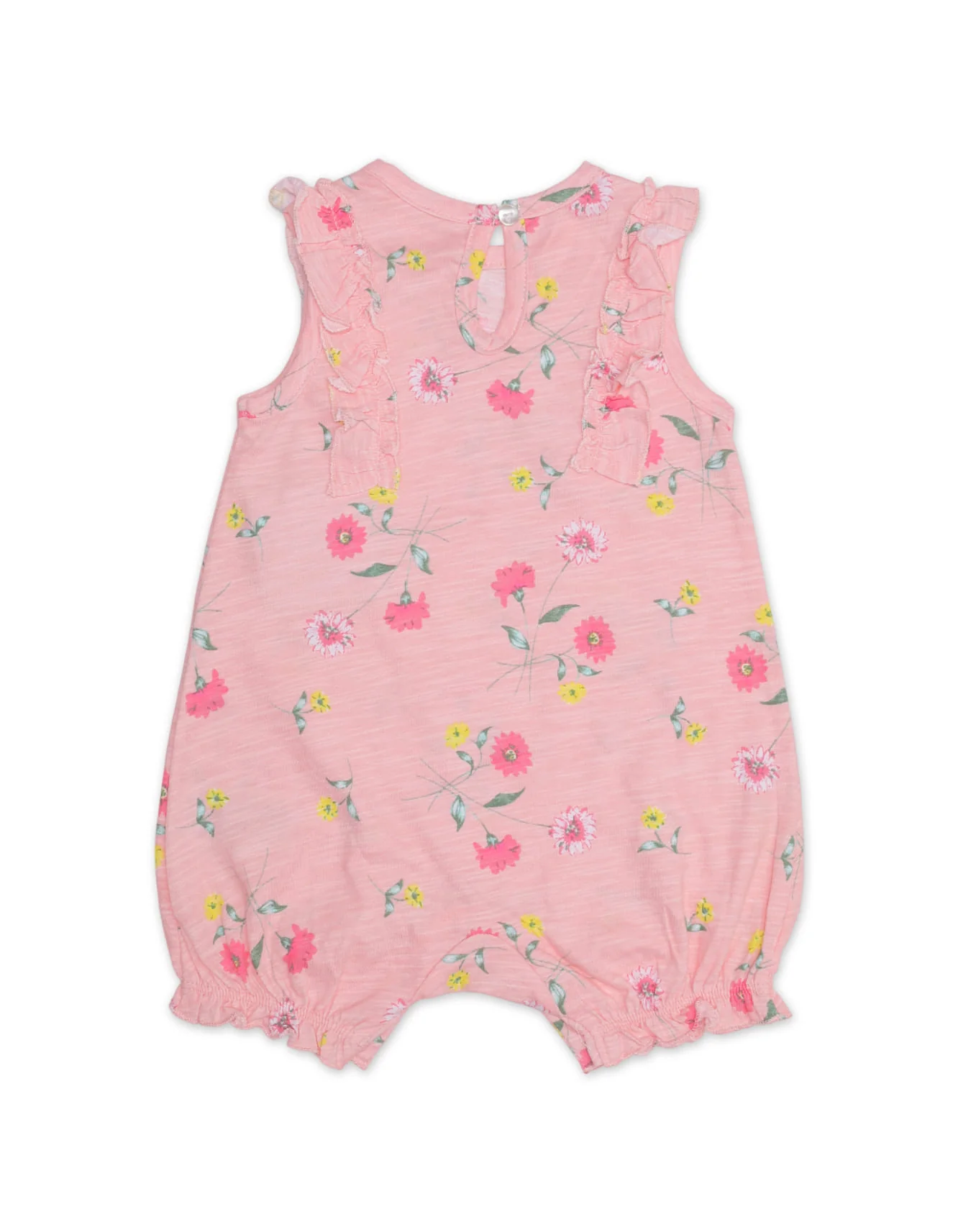 Zubaida's Sleeveless Floral Romper with a coordinating Headband - Image 4