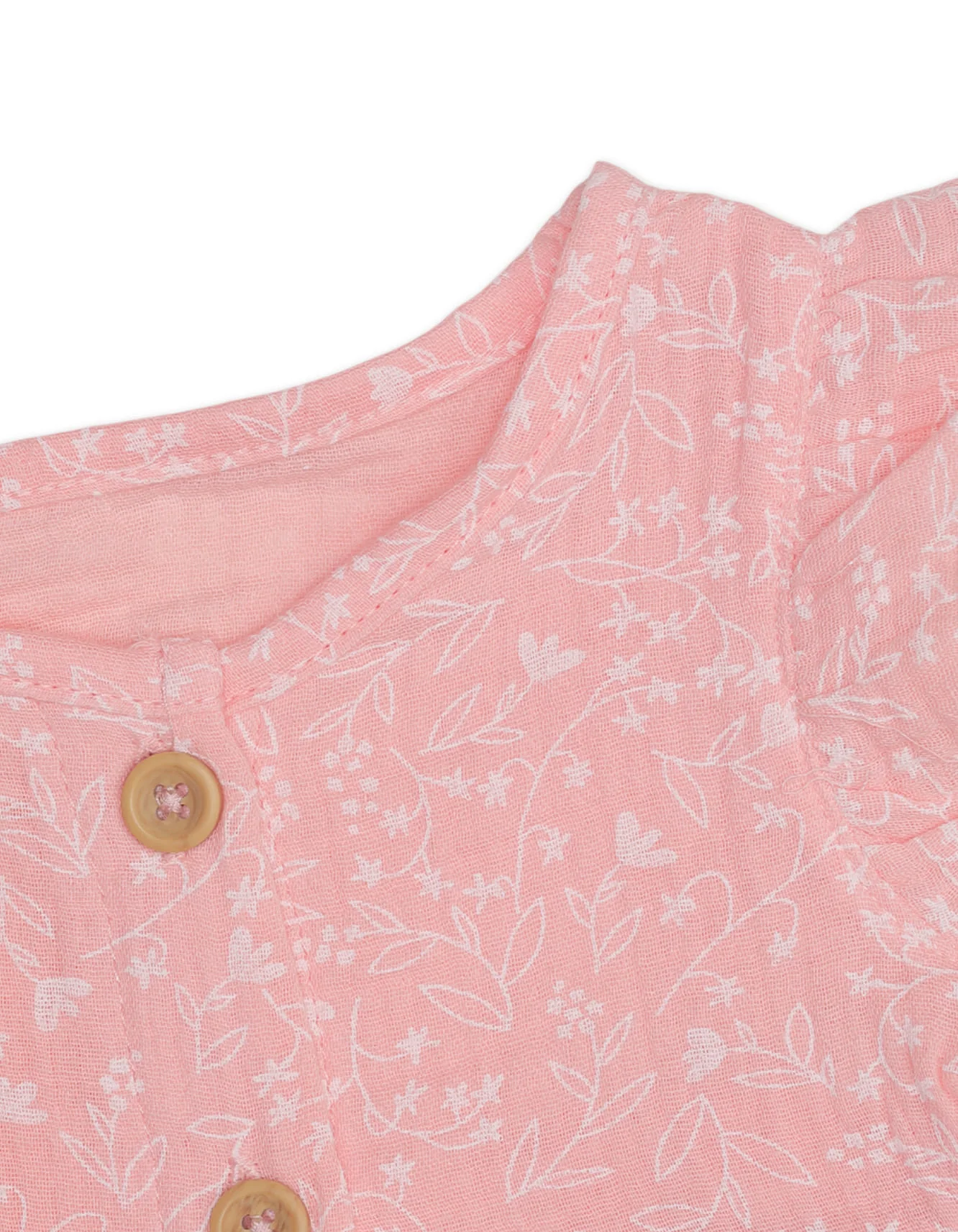 Zubaida's Floral 3 Pcs Suit Set with a coordinating Headband - Image 4