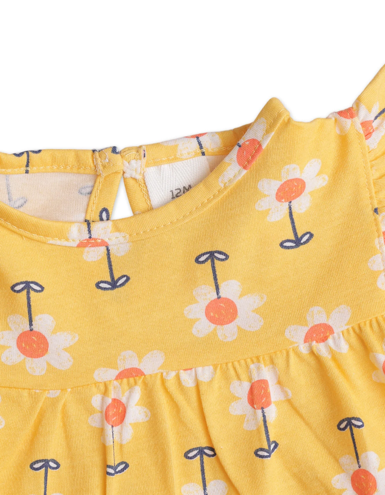Zubaida's Floral 3 Pcs Suit Set with a coordinating Headband - Image 2