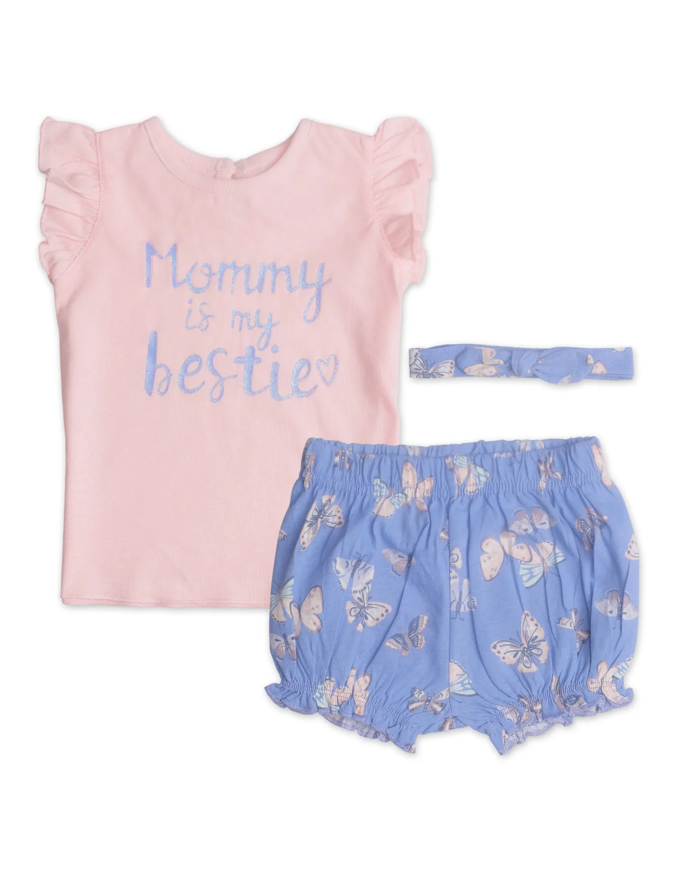 Zubaida's Charming 3 Pcs Suit Set with a coordinating Headband