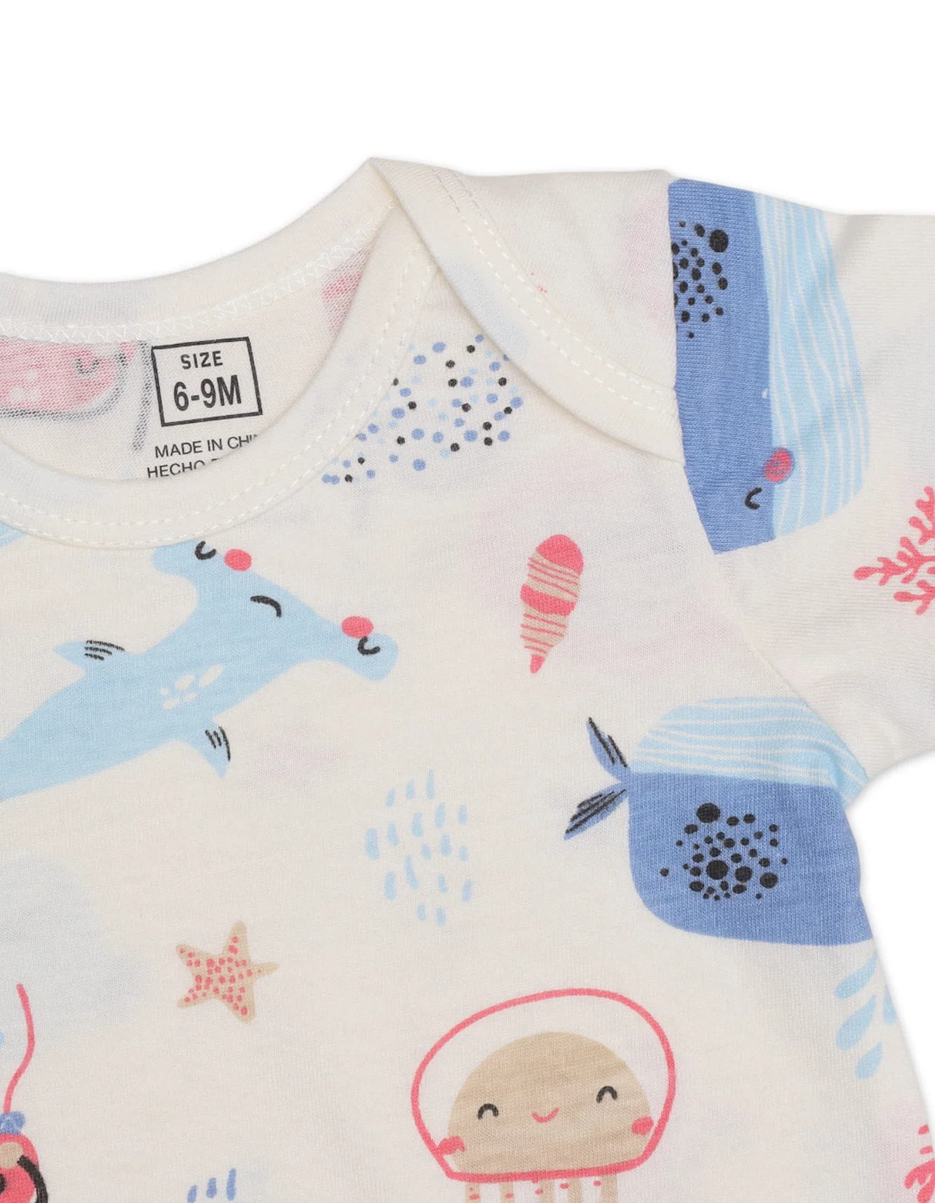 Zubaida's Sea World 3 Pcs Suit Set - Image 5