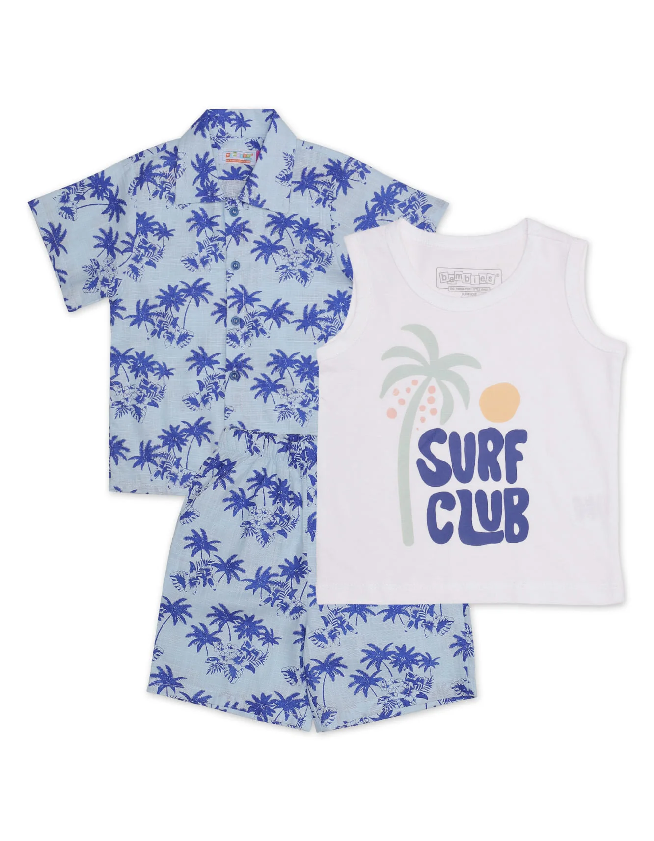 Zubaida's Hawaiian 3 Pcs Suits Set