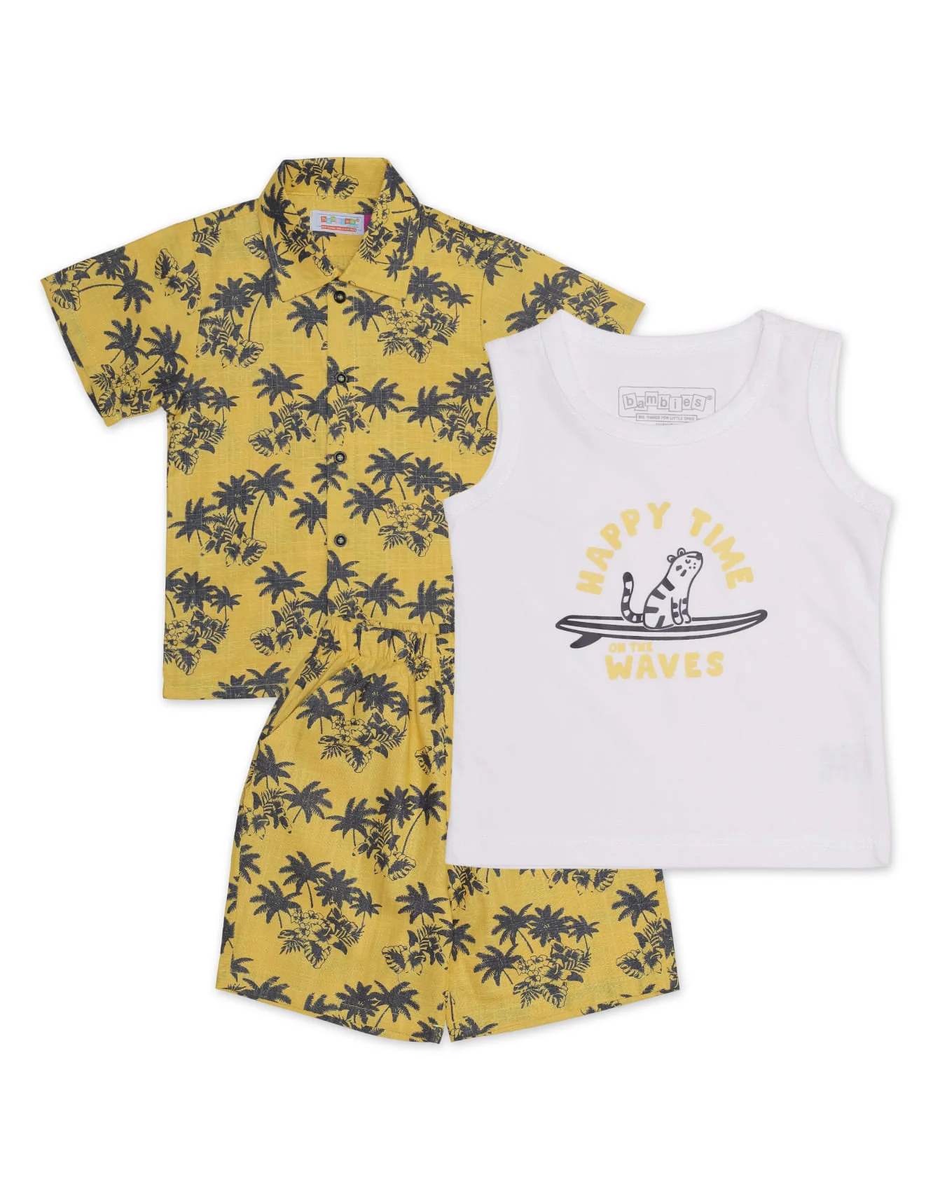 Zubaida's Hawaiian 3 Pcs Suits Set