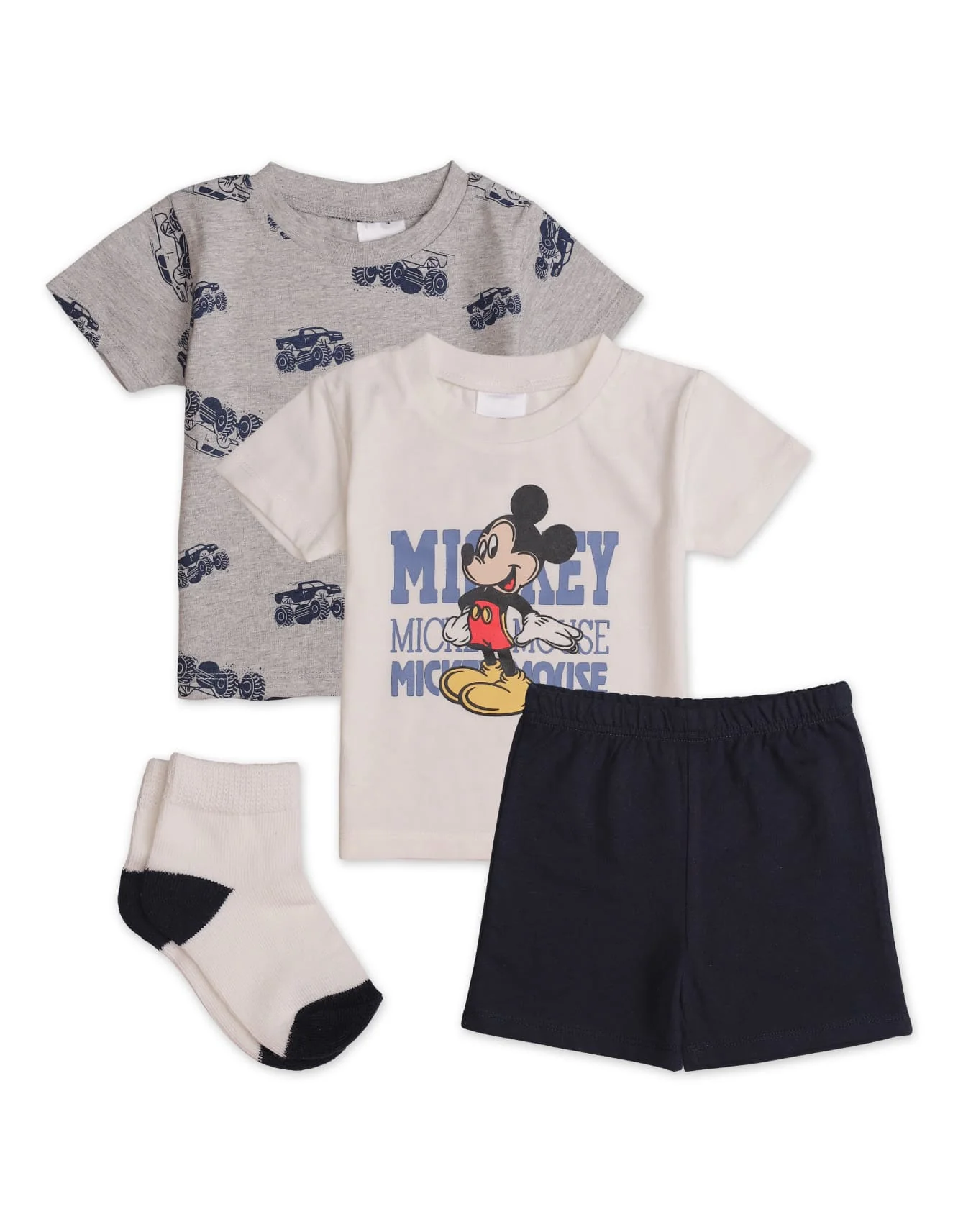 Zubaida's Mickey Mouse 4 Pcs Suit Set