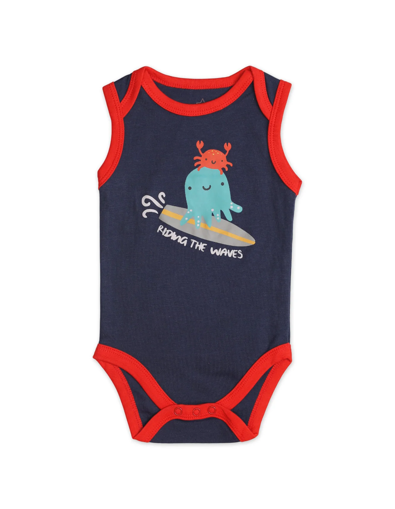 Zubaida's Ridng the Waves 3 Pcs Bodysuit Set with a coordinating Hat - Image 3