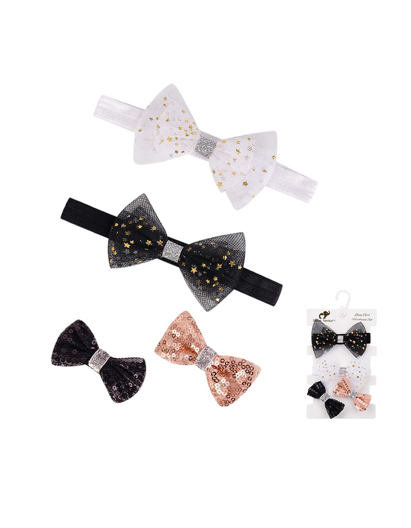 Zubaida's 4 Pcs Headband Set