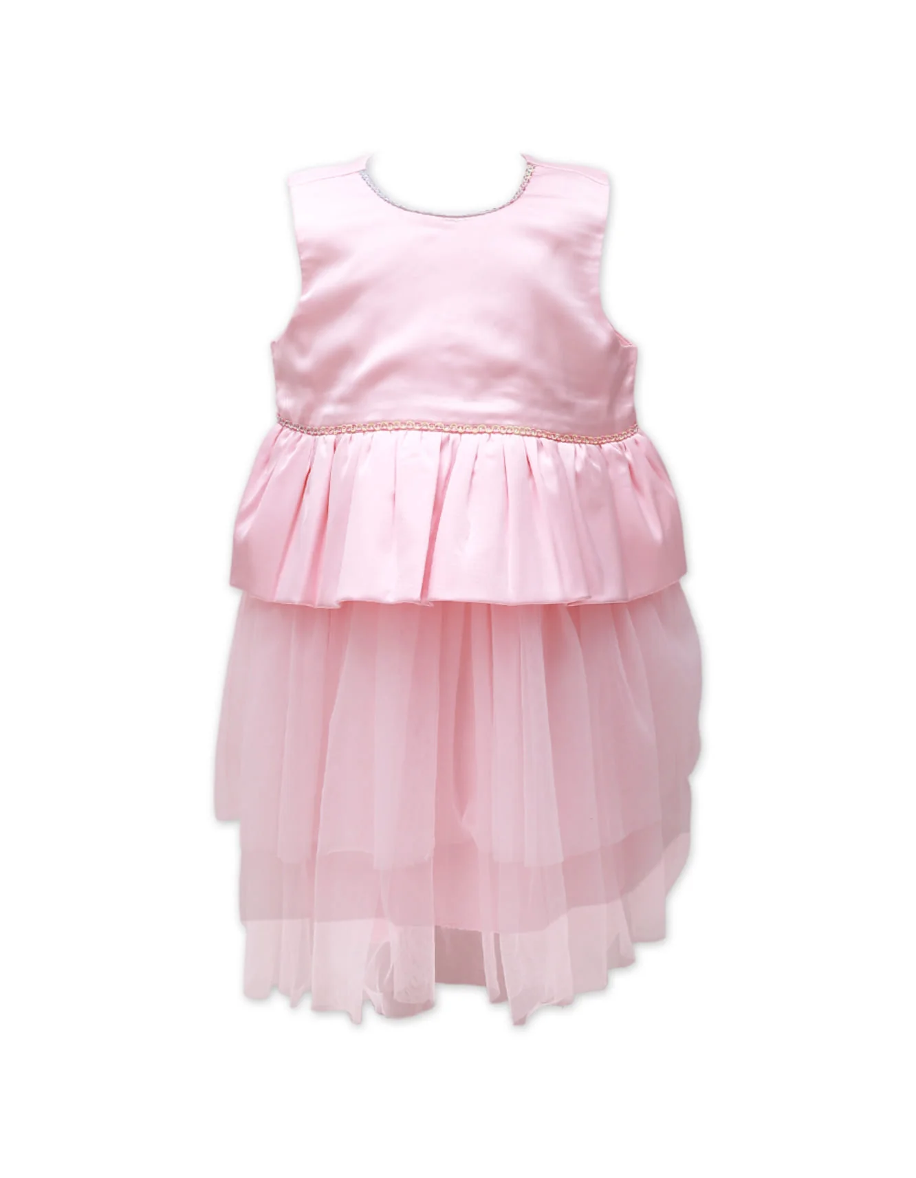 Zubaida's Formal Multi Layered Sleeveless Dress