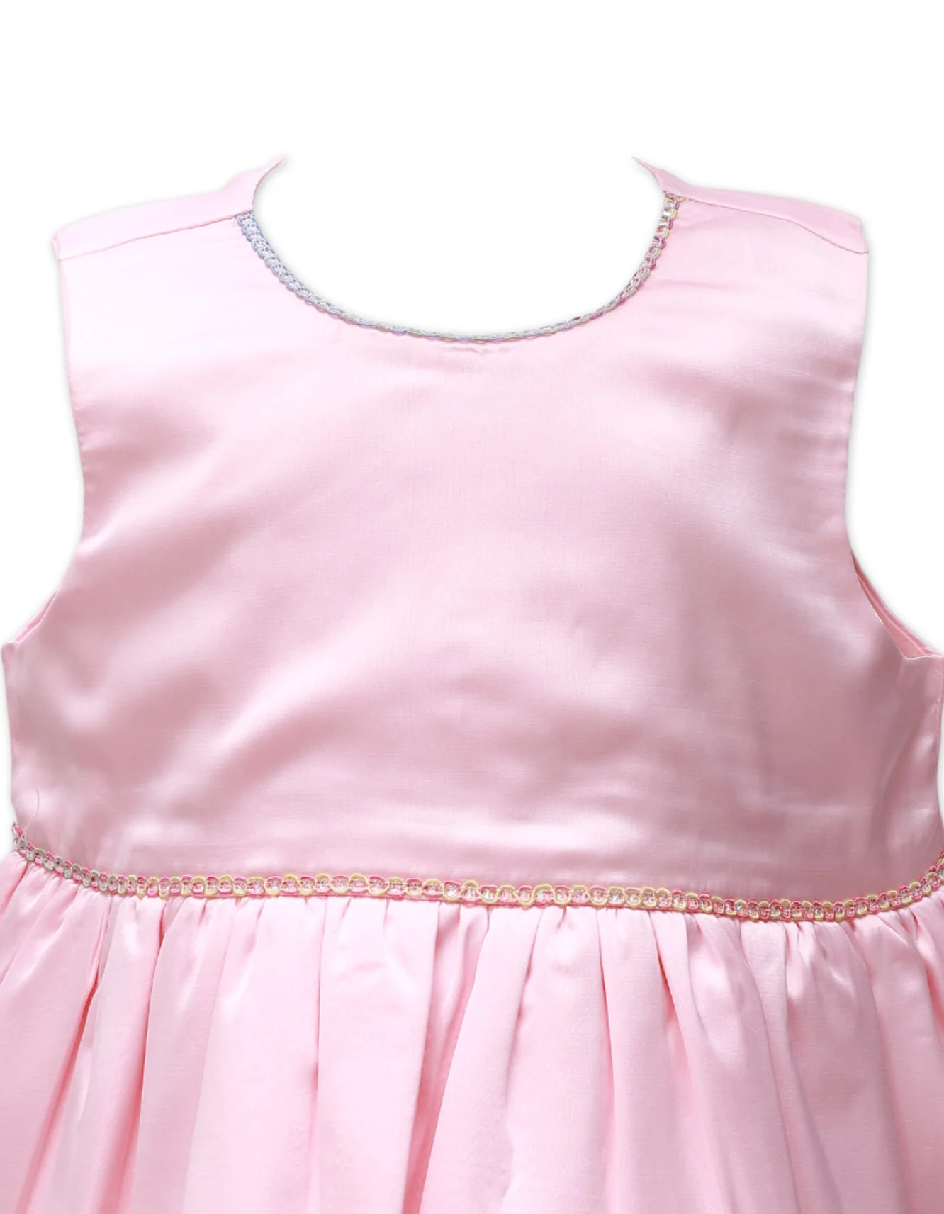 Zubaida's Formal Multi Layered Sleeveless Dress - Image 3