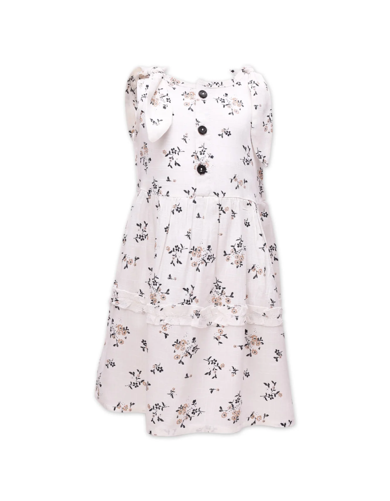 Zubaida's Floral Printed Sleeveless Dress