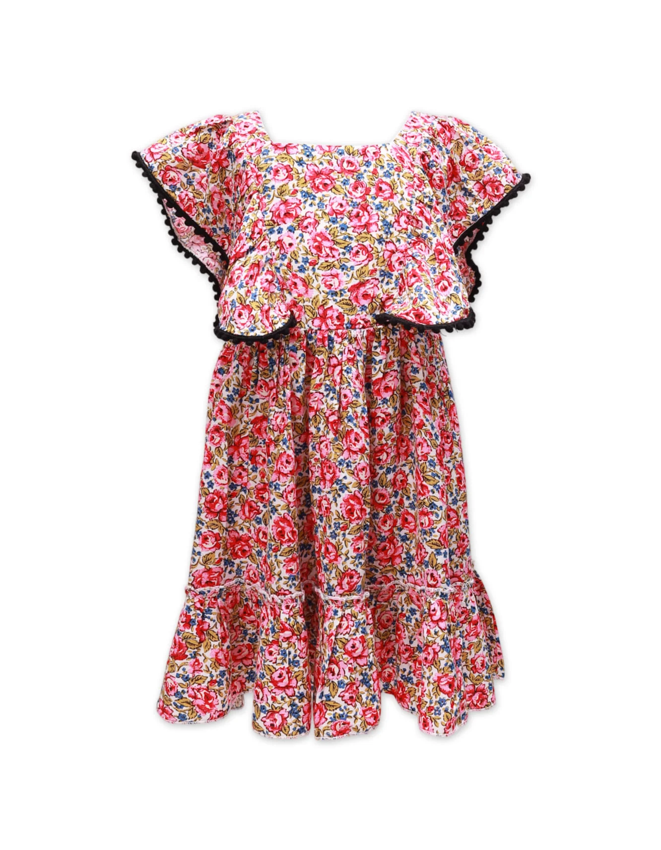 Zubaida's Floral Ruffle Dress