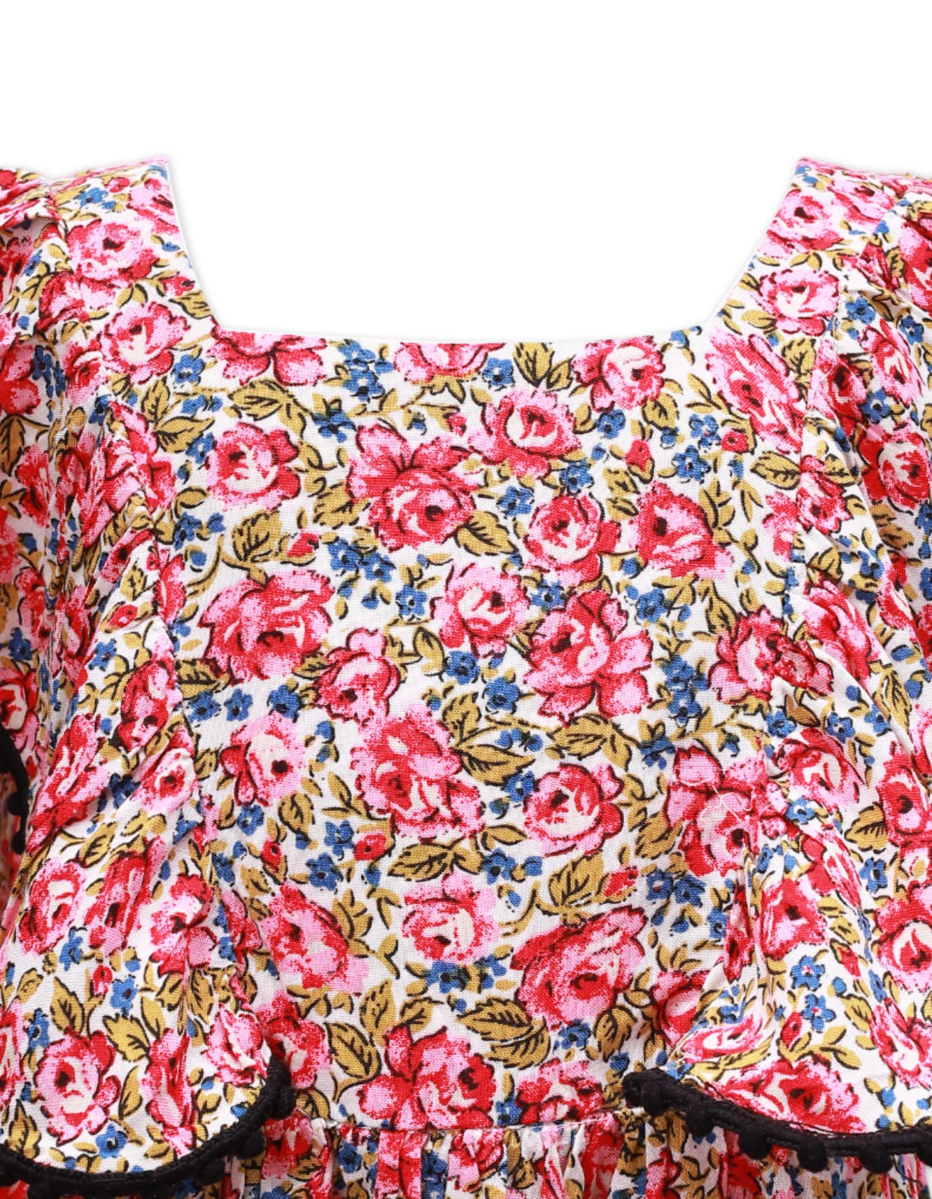 Zubaida's Floral Ruffle Dress - Image 2