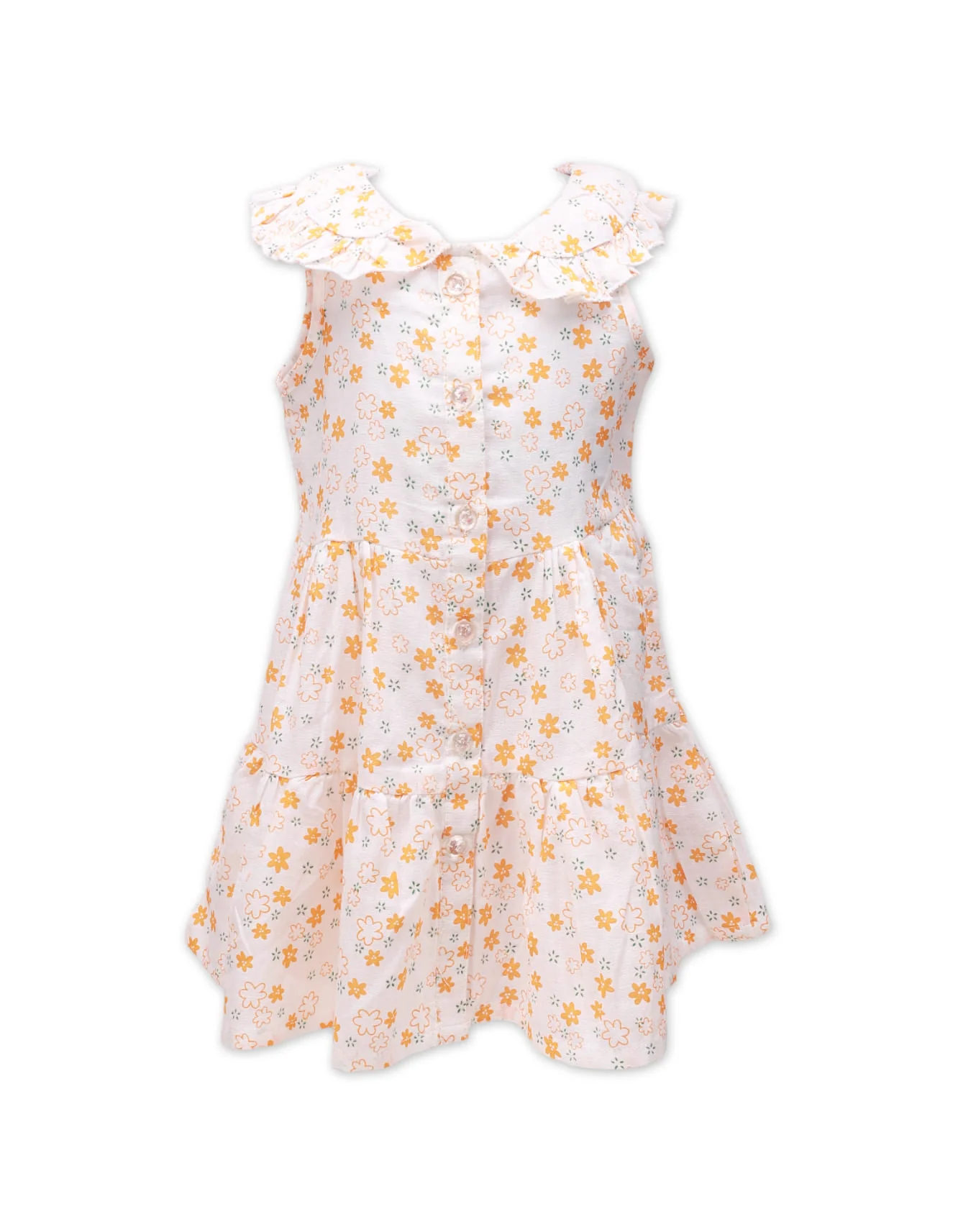 Zubaida's Sleeveless Floral Dress