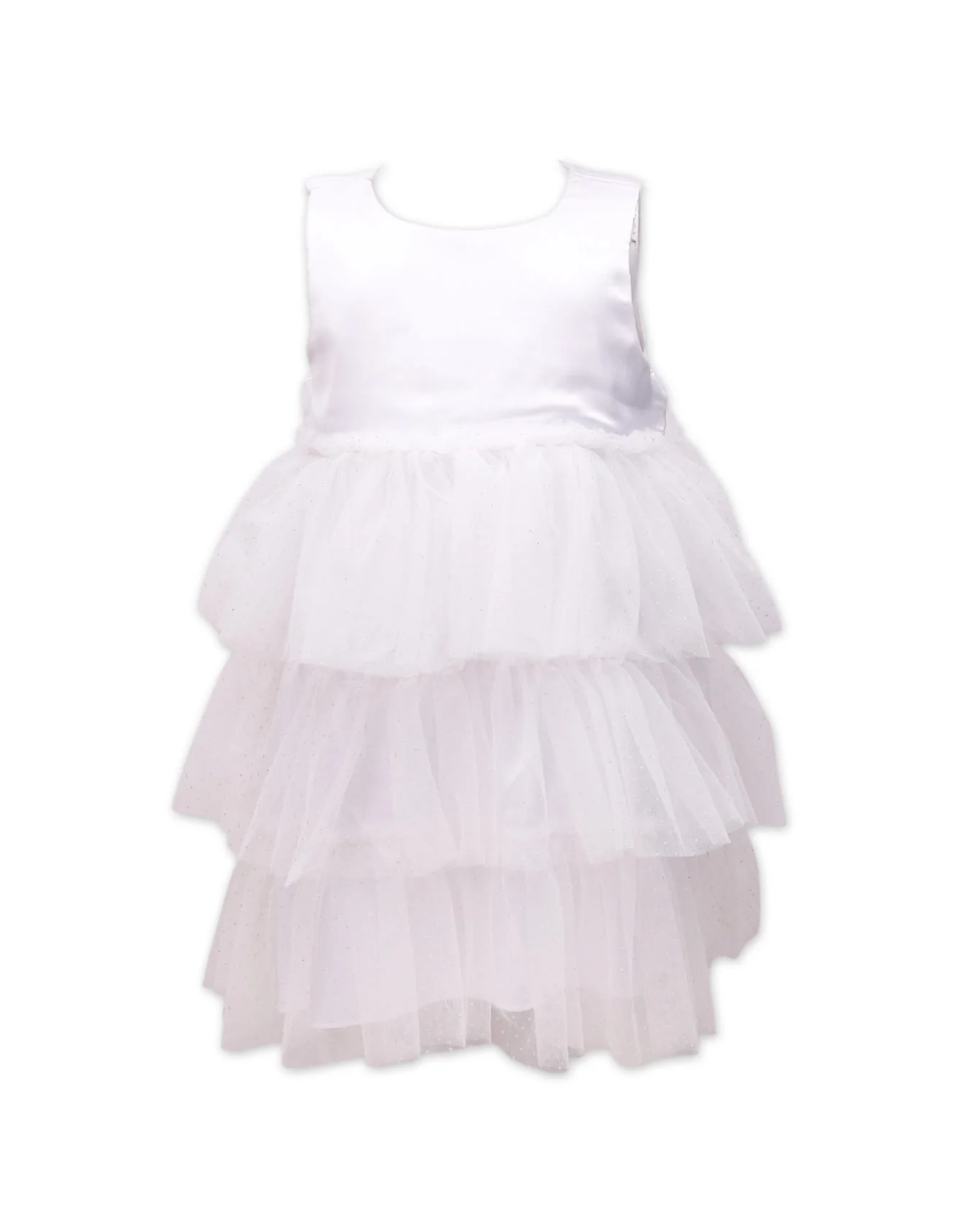 Zubaida's Formal Multi Layered Sleeveless Dress