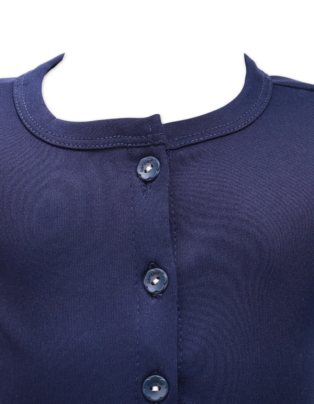 Zubaida's Short Sleeves Contrast Patch Pockets Dress - Image 2