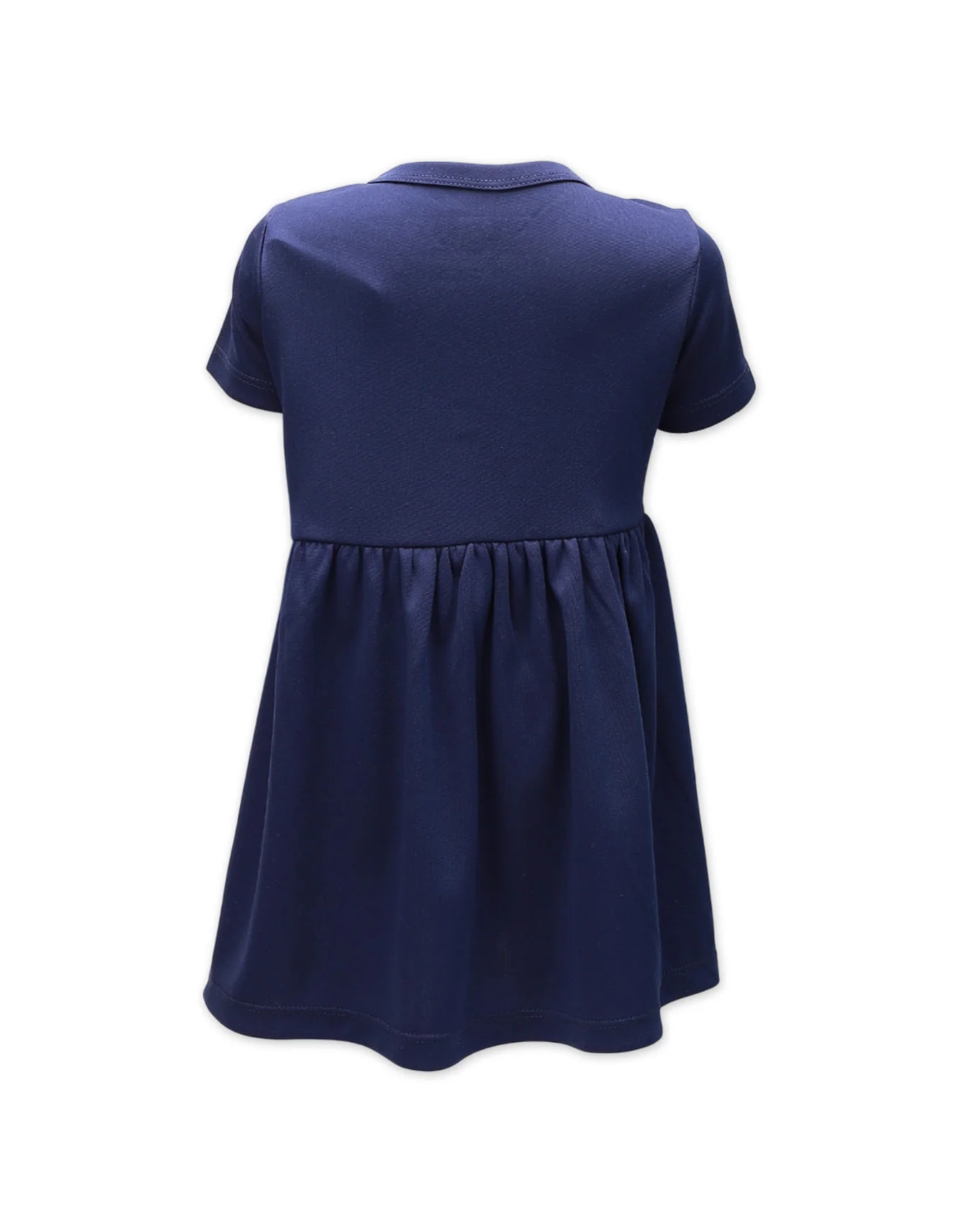 Zubaida's Short Sleeves Contrast Patch Pockets Dress - Image 3