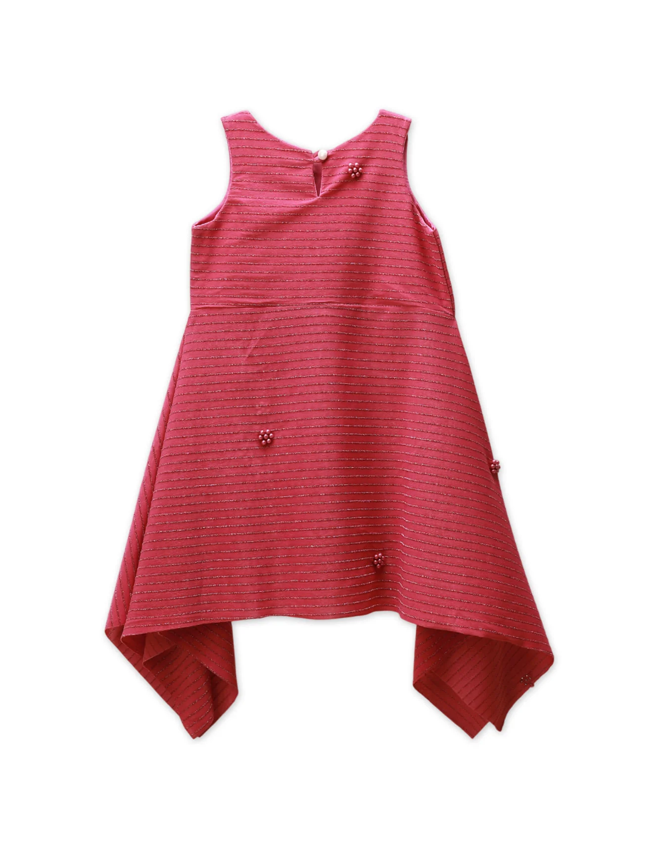 Zubaida's Sleeveless Asymmetrical Dress - Image 2