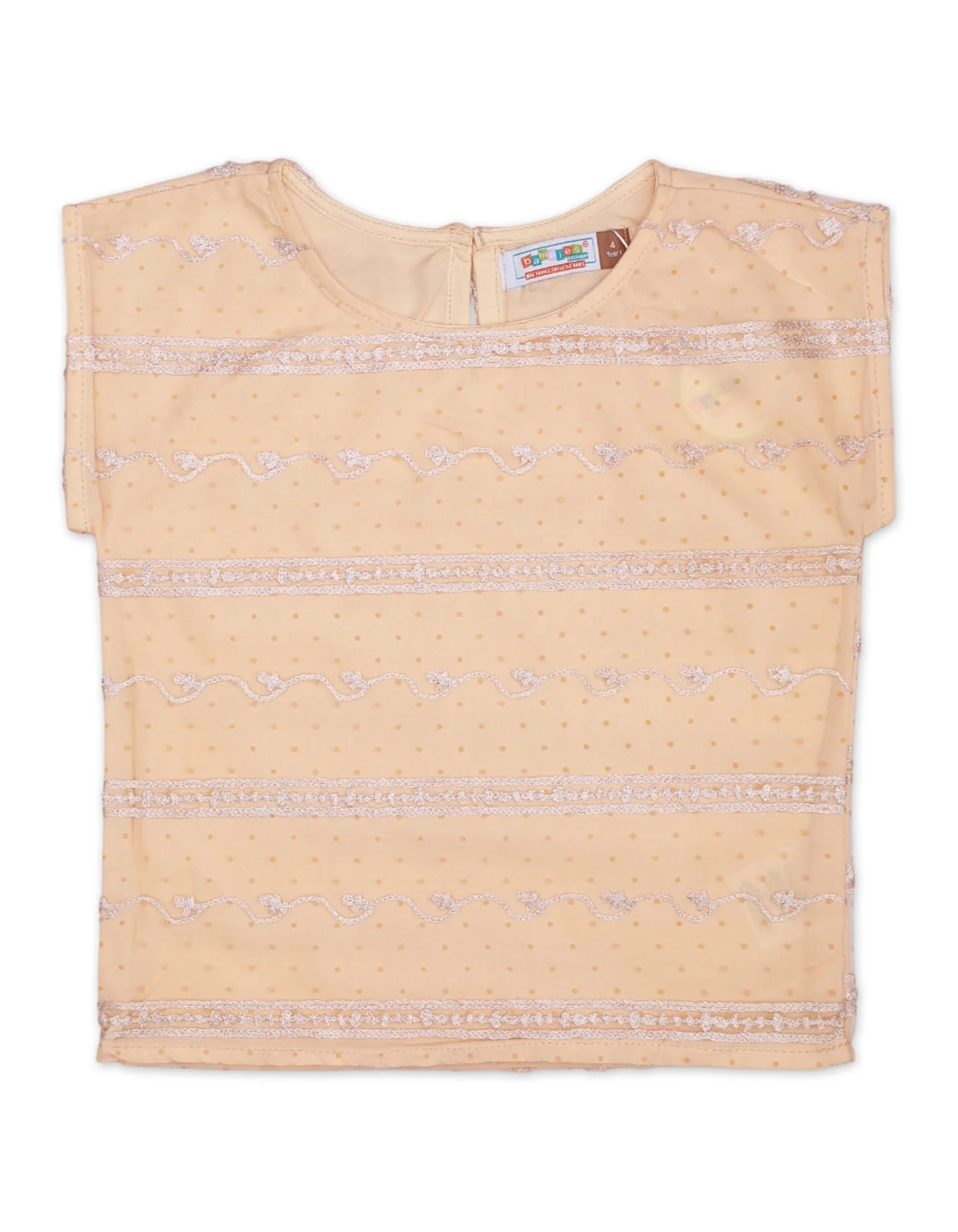 Zubaida's Delicate Embroidered Top