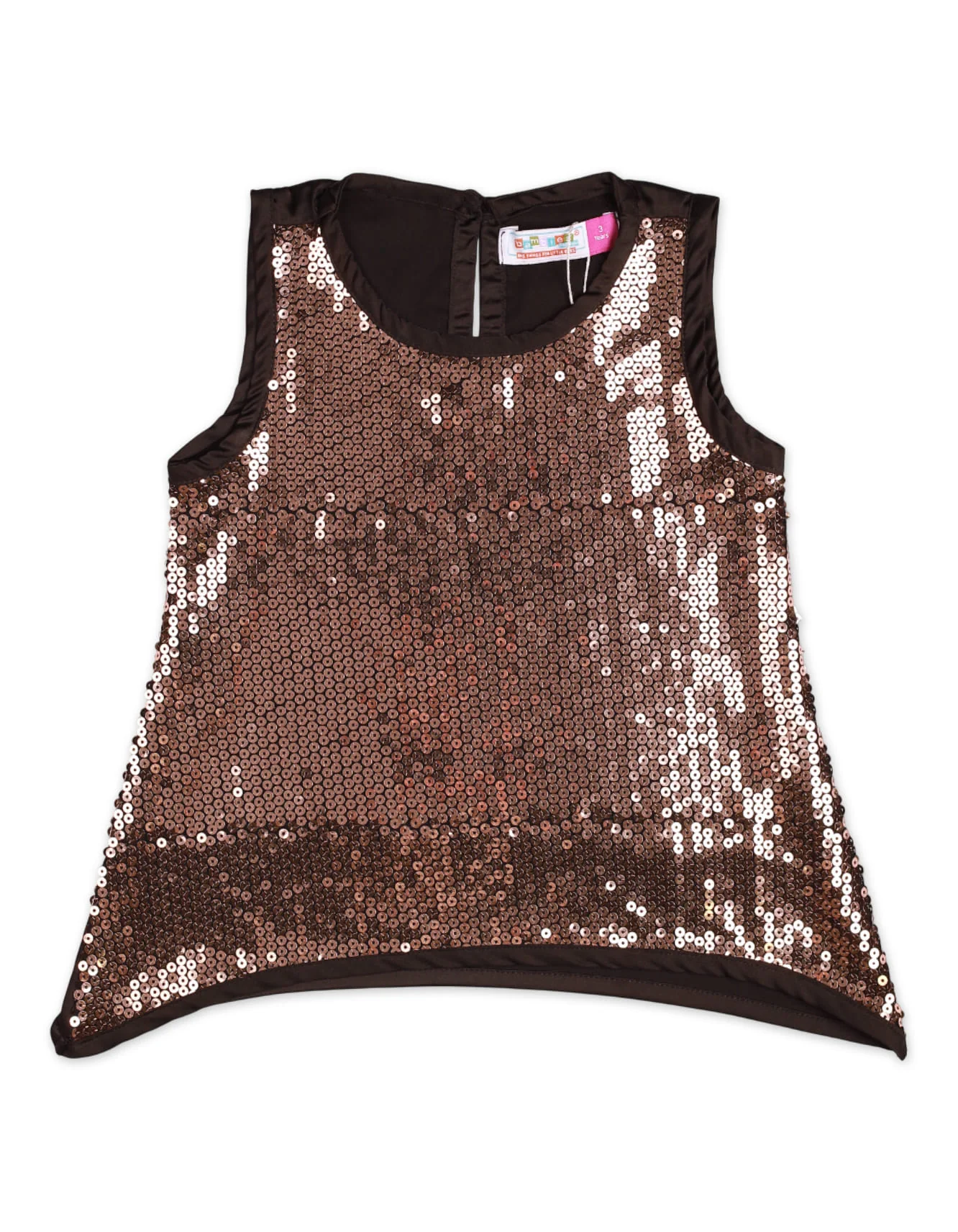 Zubaida's Sleeveless Dazzling Sequin Party Top