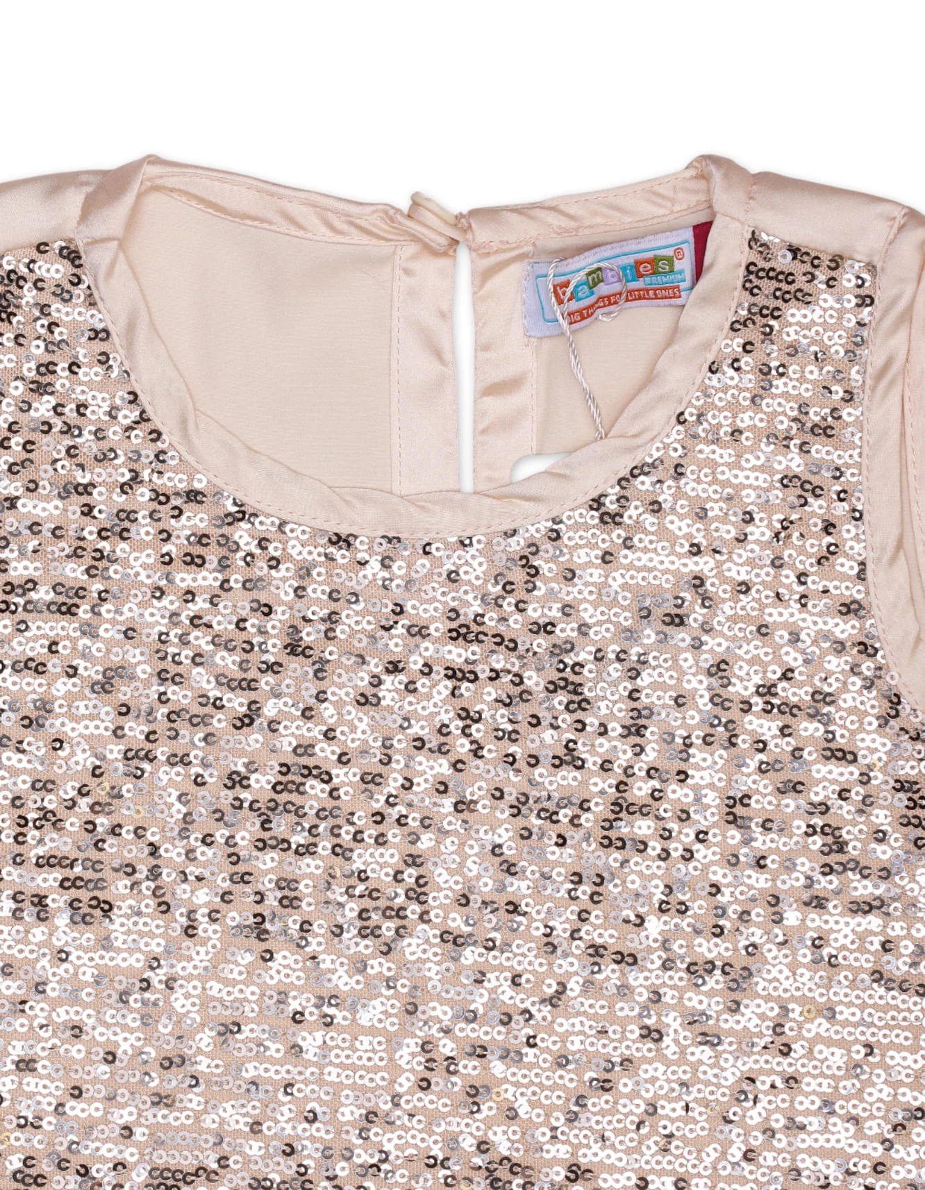Zubaida's Sleeveless Dazzling Sequin Party Top - Image 2
