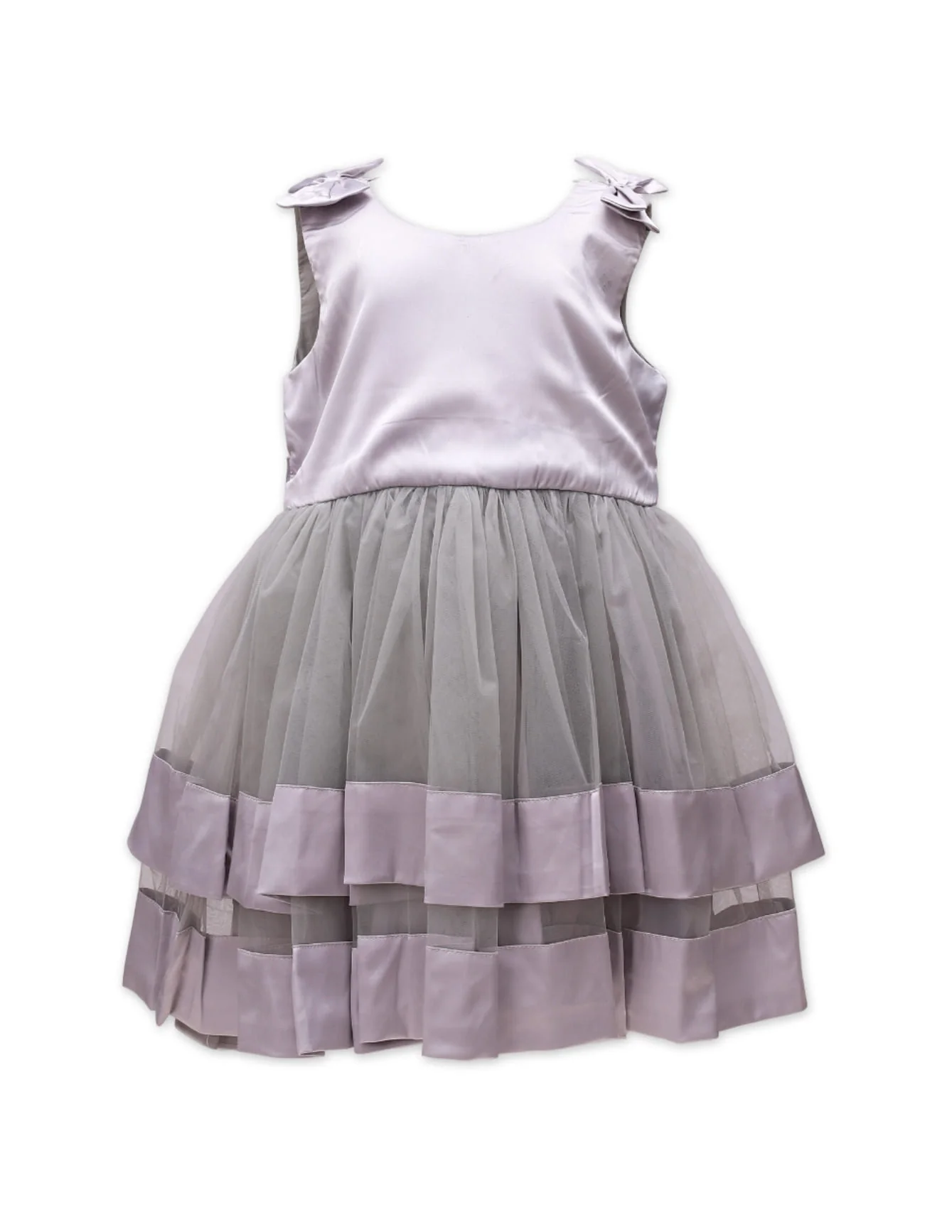 Zubaida's Fancy Satin & Tulle Dress