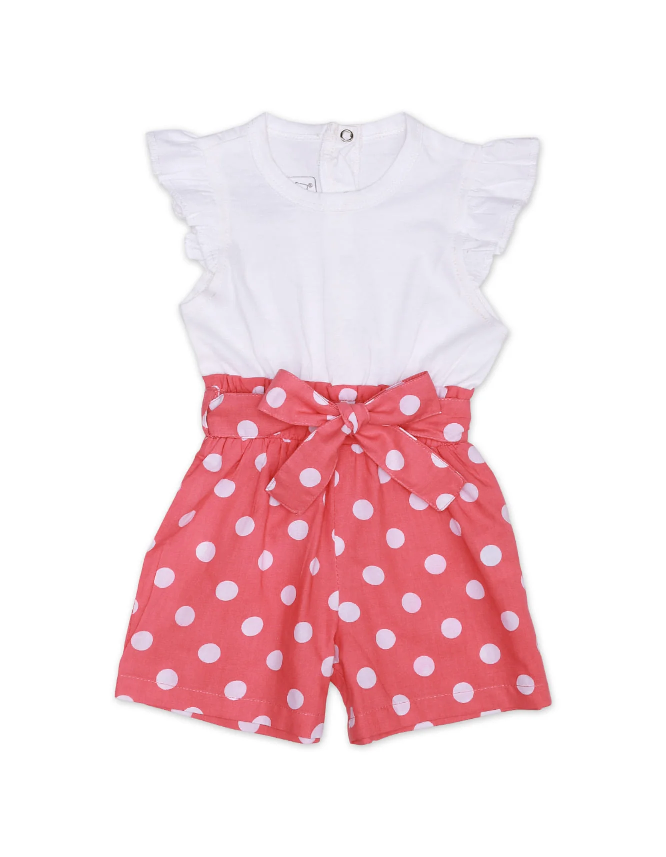 Zubaida's Stylish Two-Tones Romper